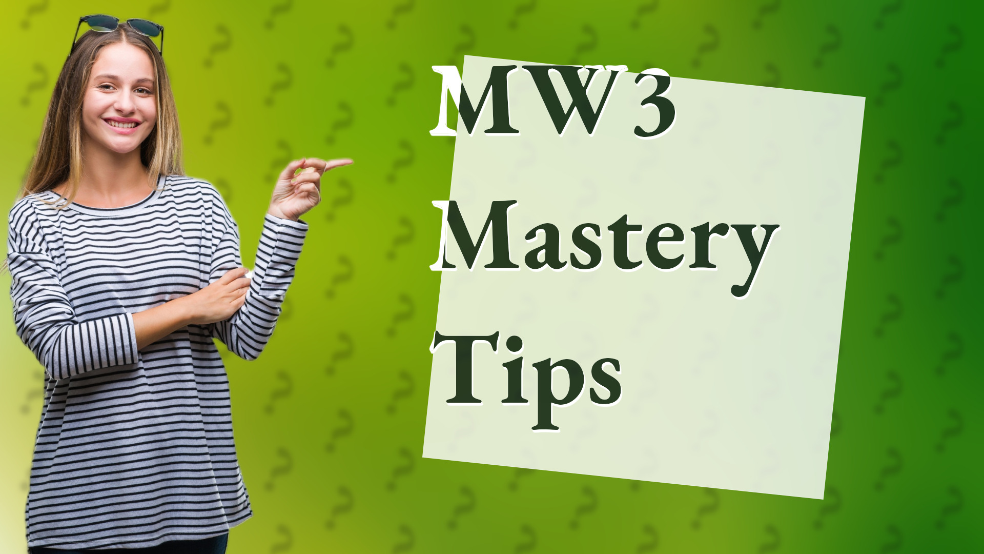 MW3 Mastery Tips