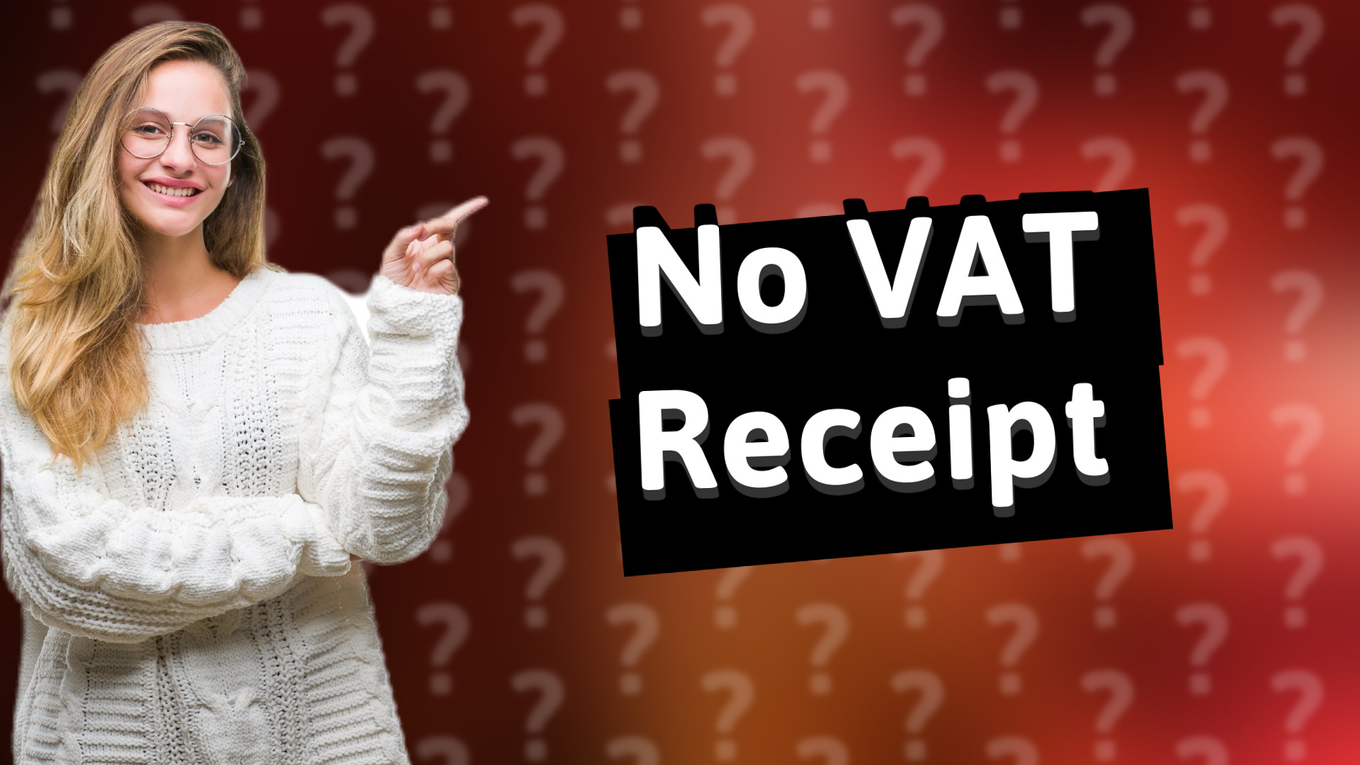 No VAT Receipt