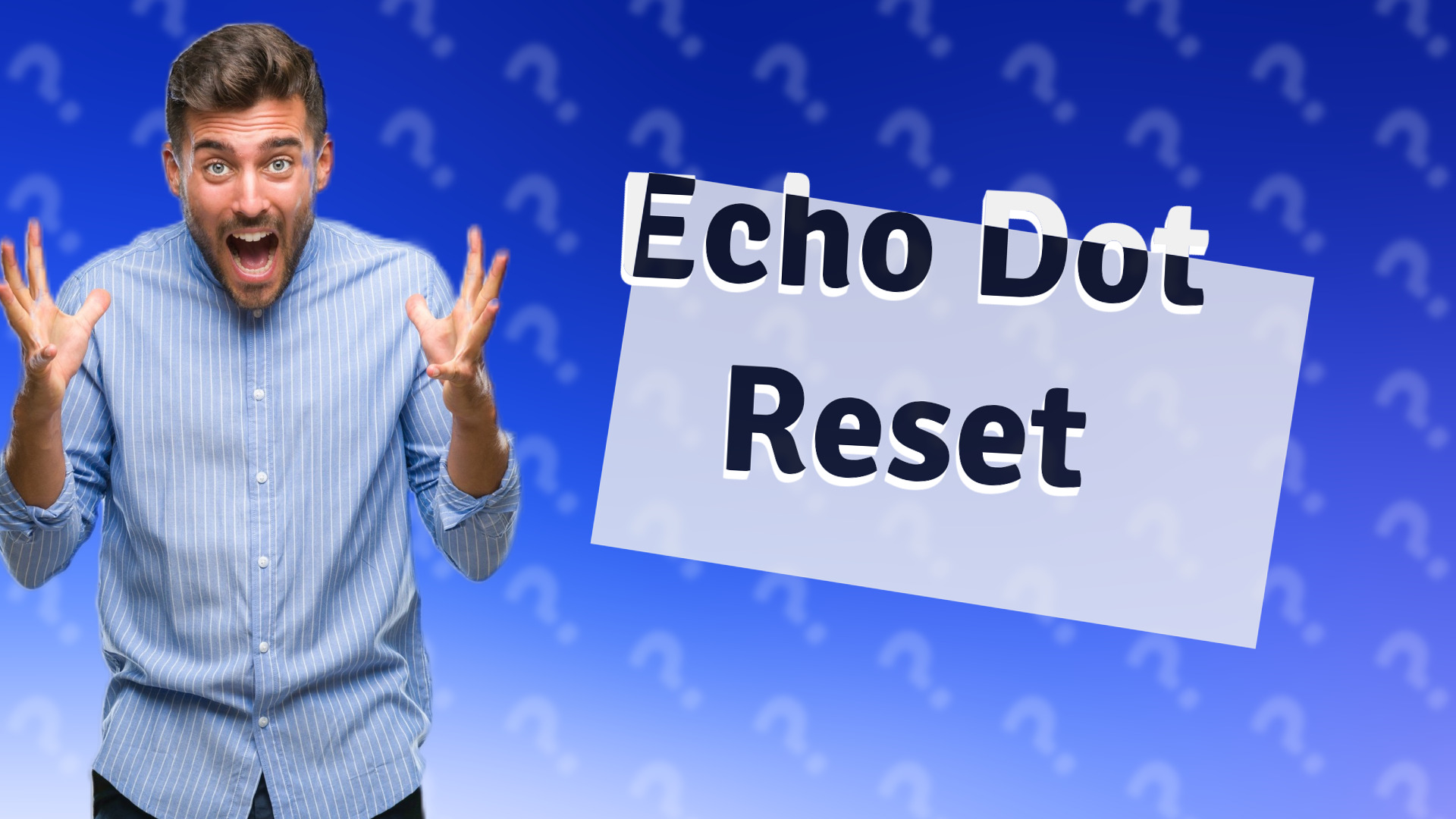 Echo Dot Reset