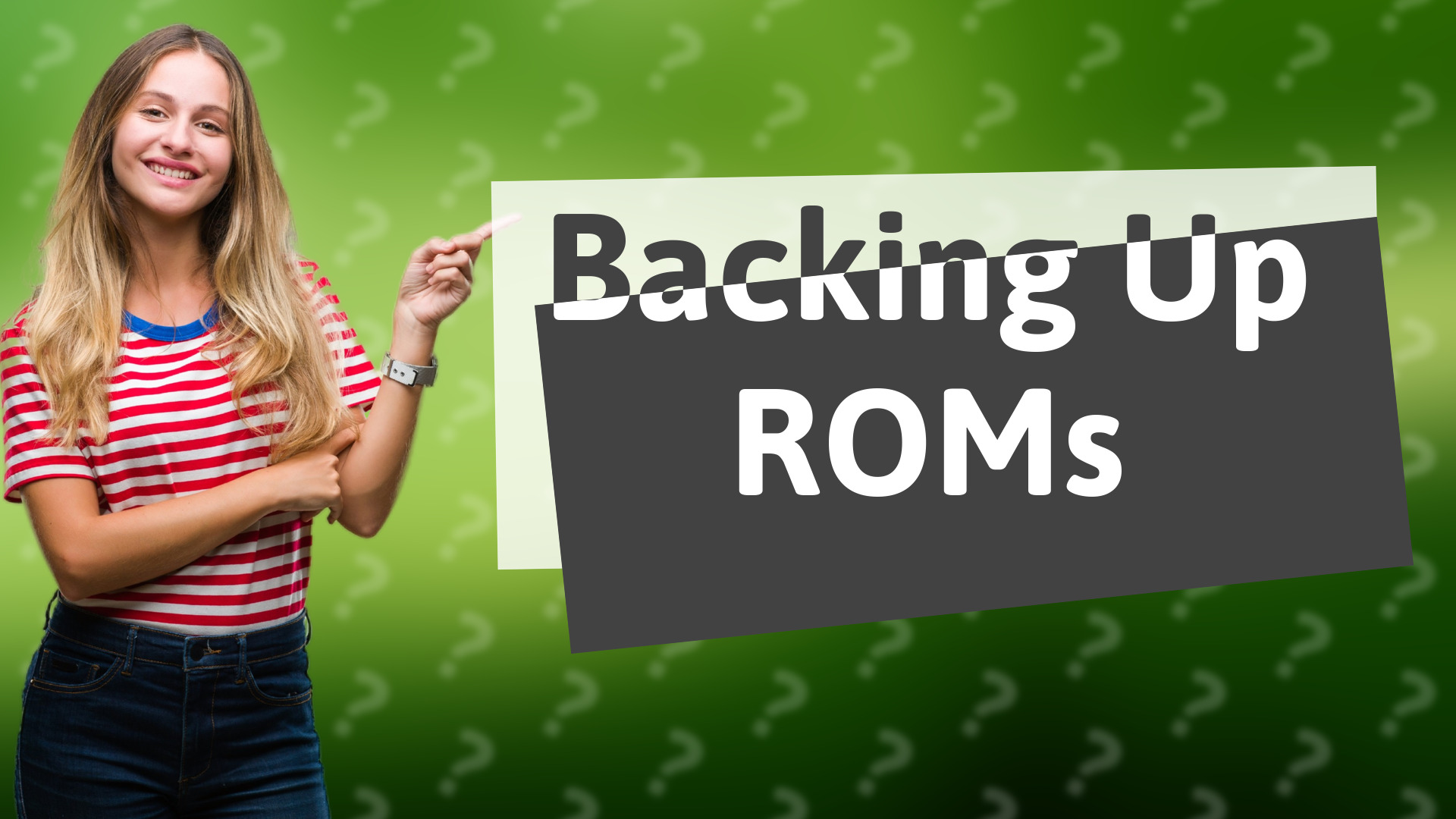 Backing Up ROMs