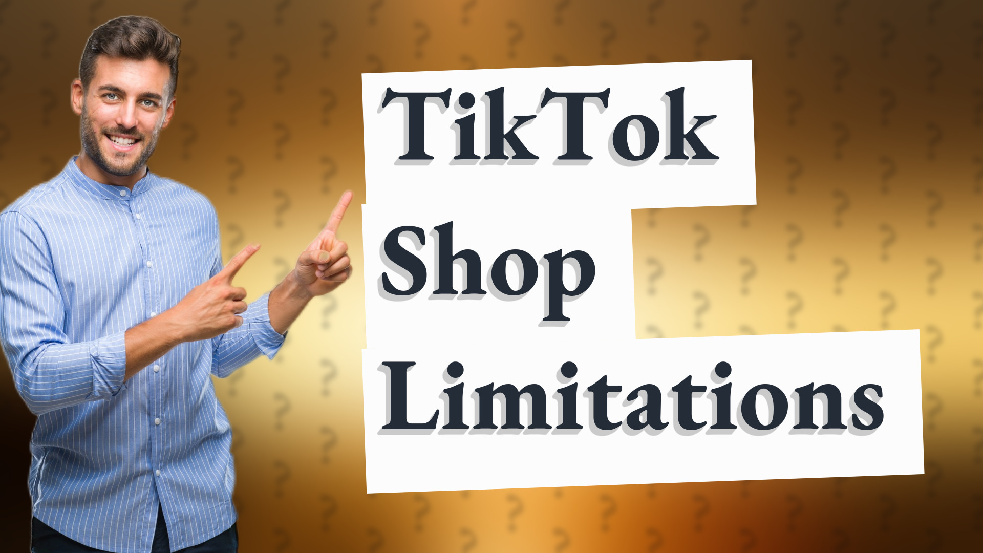 TikTok Shop Limitations