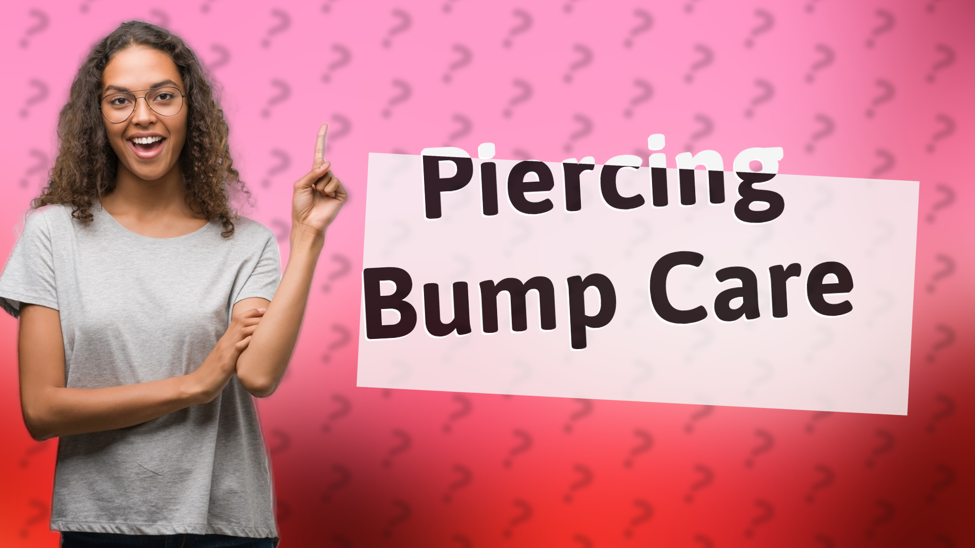 Piercing Bump Care