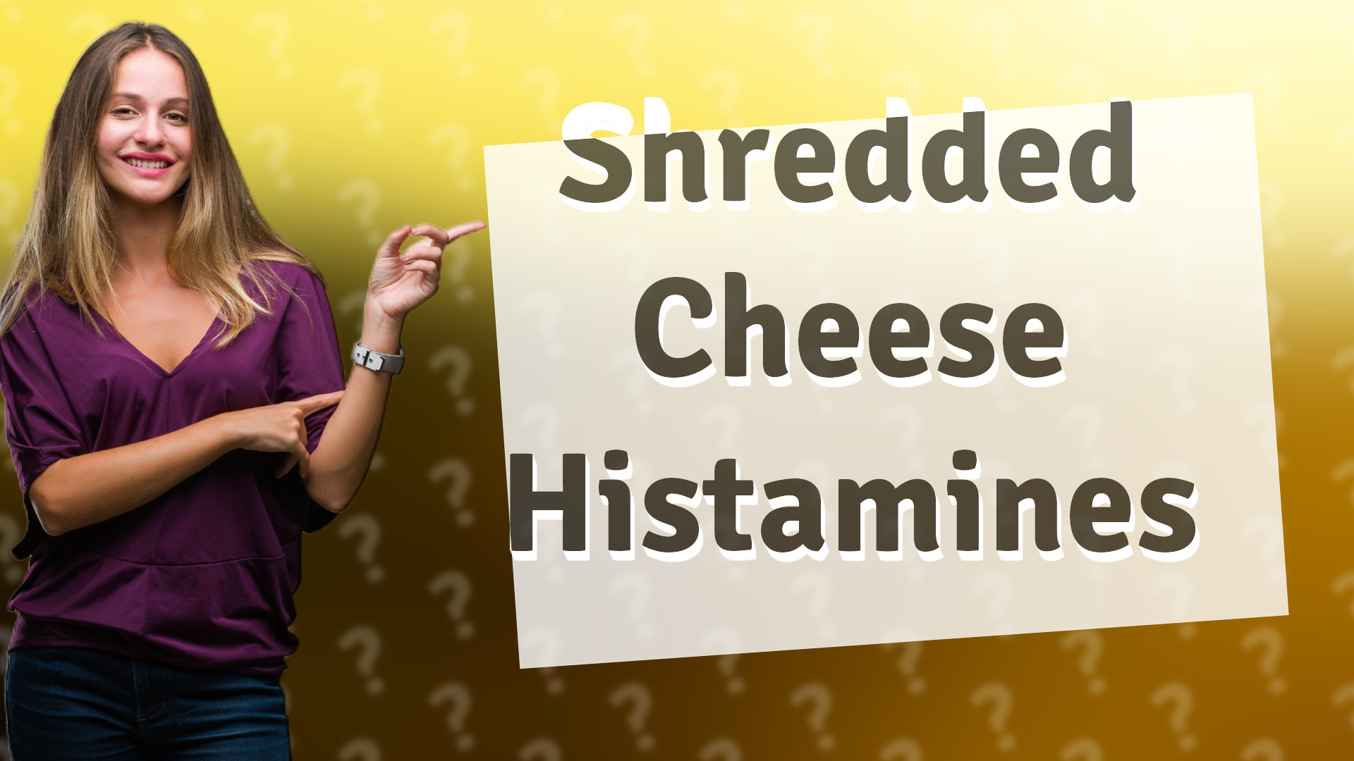 Shredded Cheese Histamines