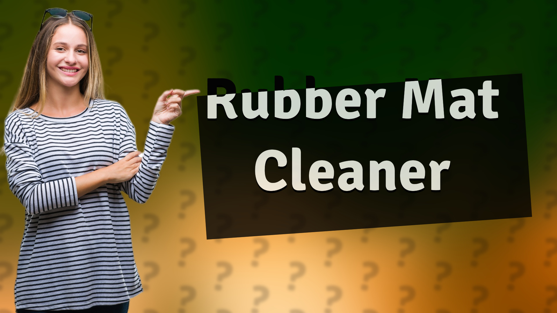 Rubber Mat Cleaner