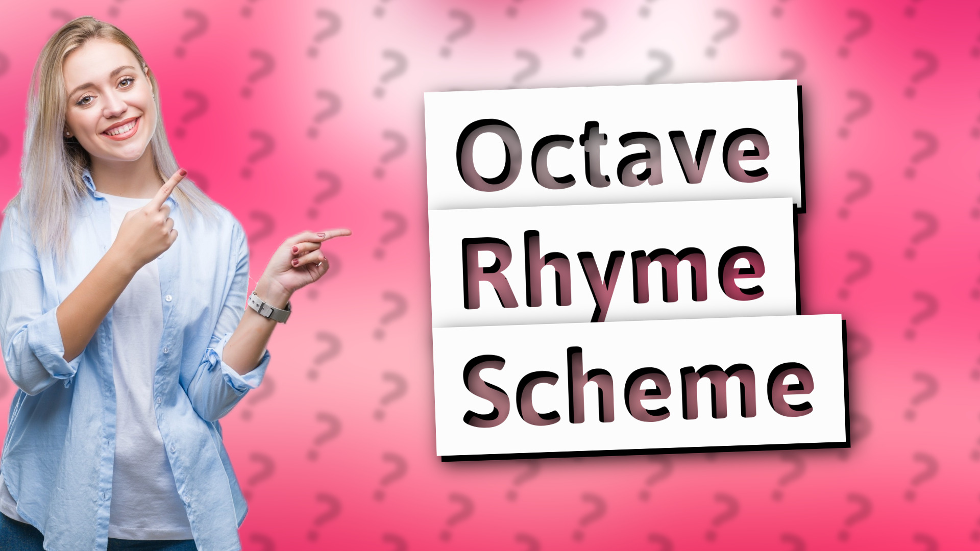 Octave Rhyme Scheme