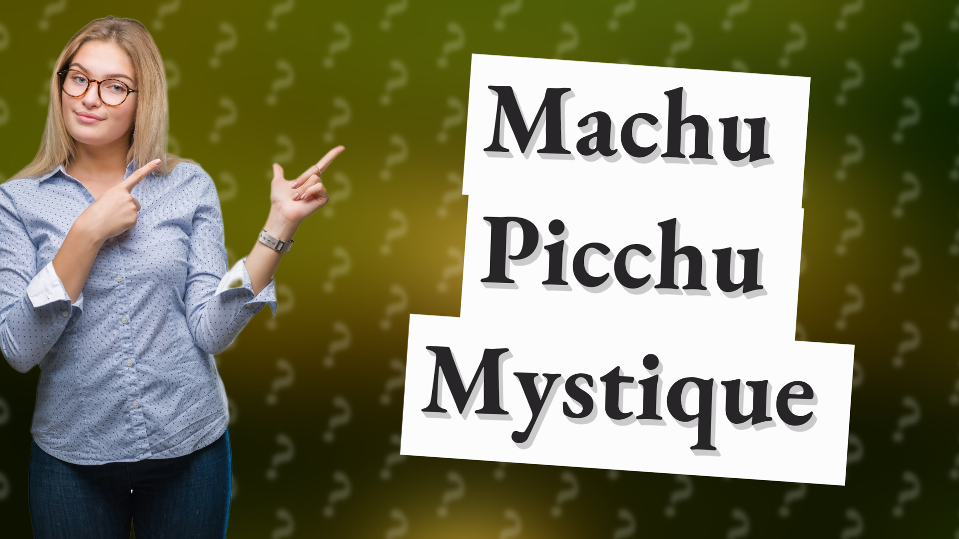 Machu Picchu Mystique