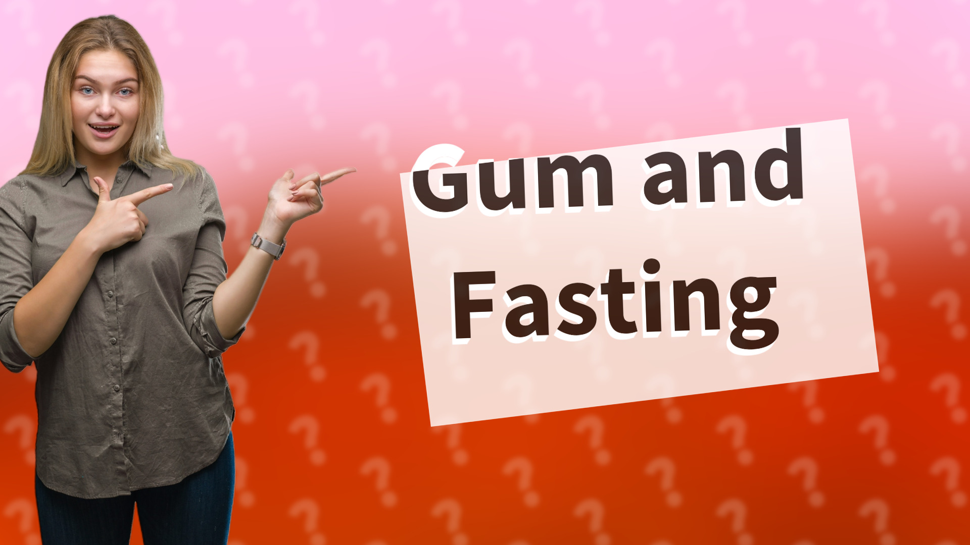 Gum and Fasting