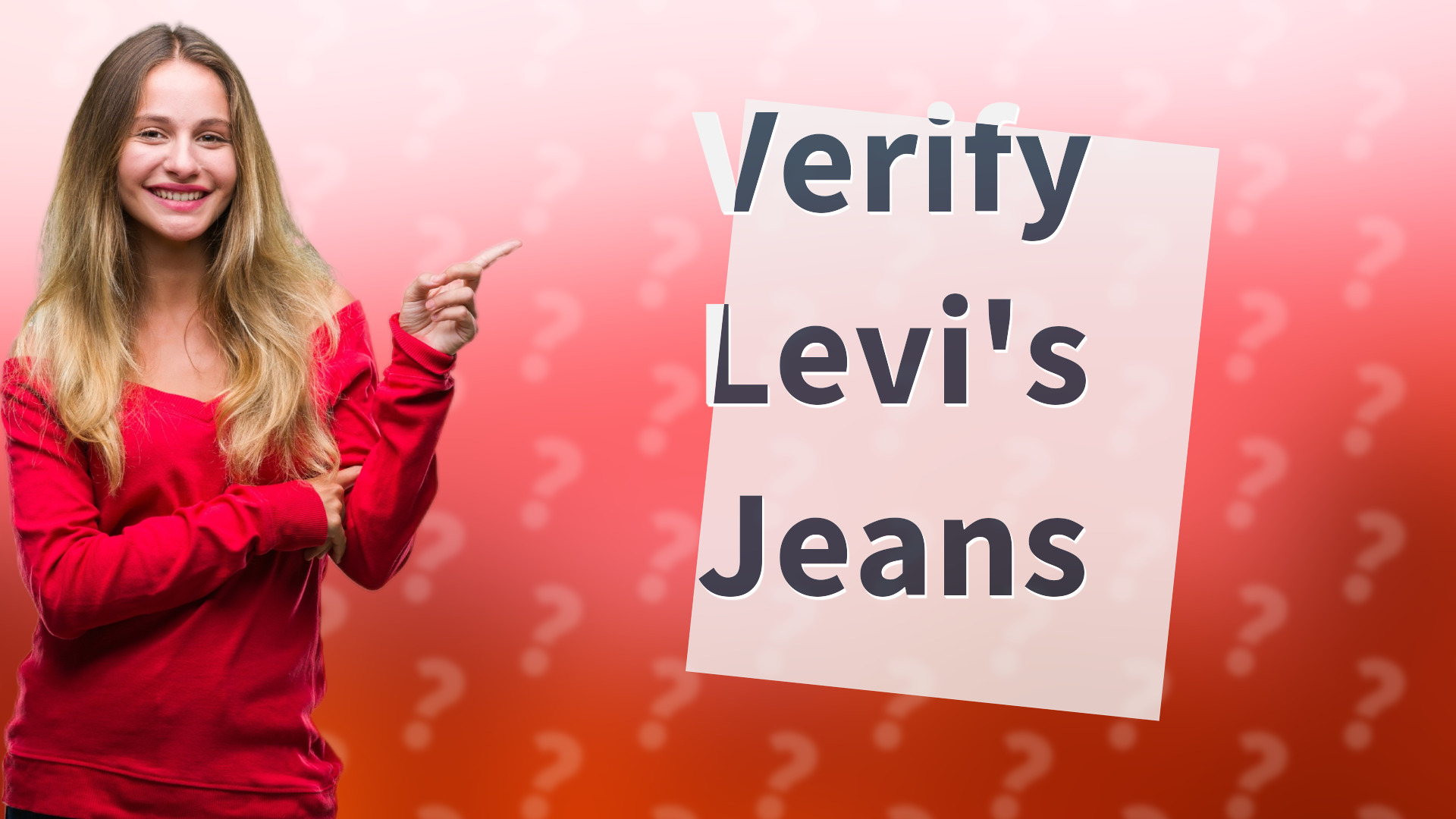 Verify Levi's Jeans