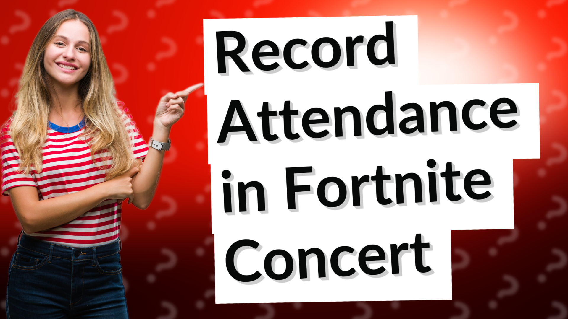 Record Attendance in Fortnite Concert