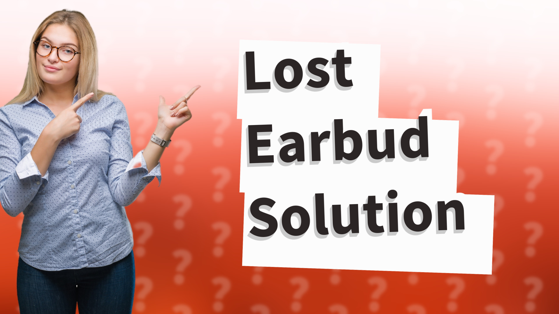 Lost Earbud Solution