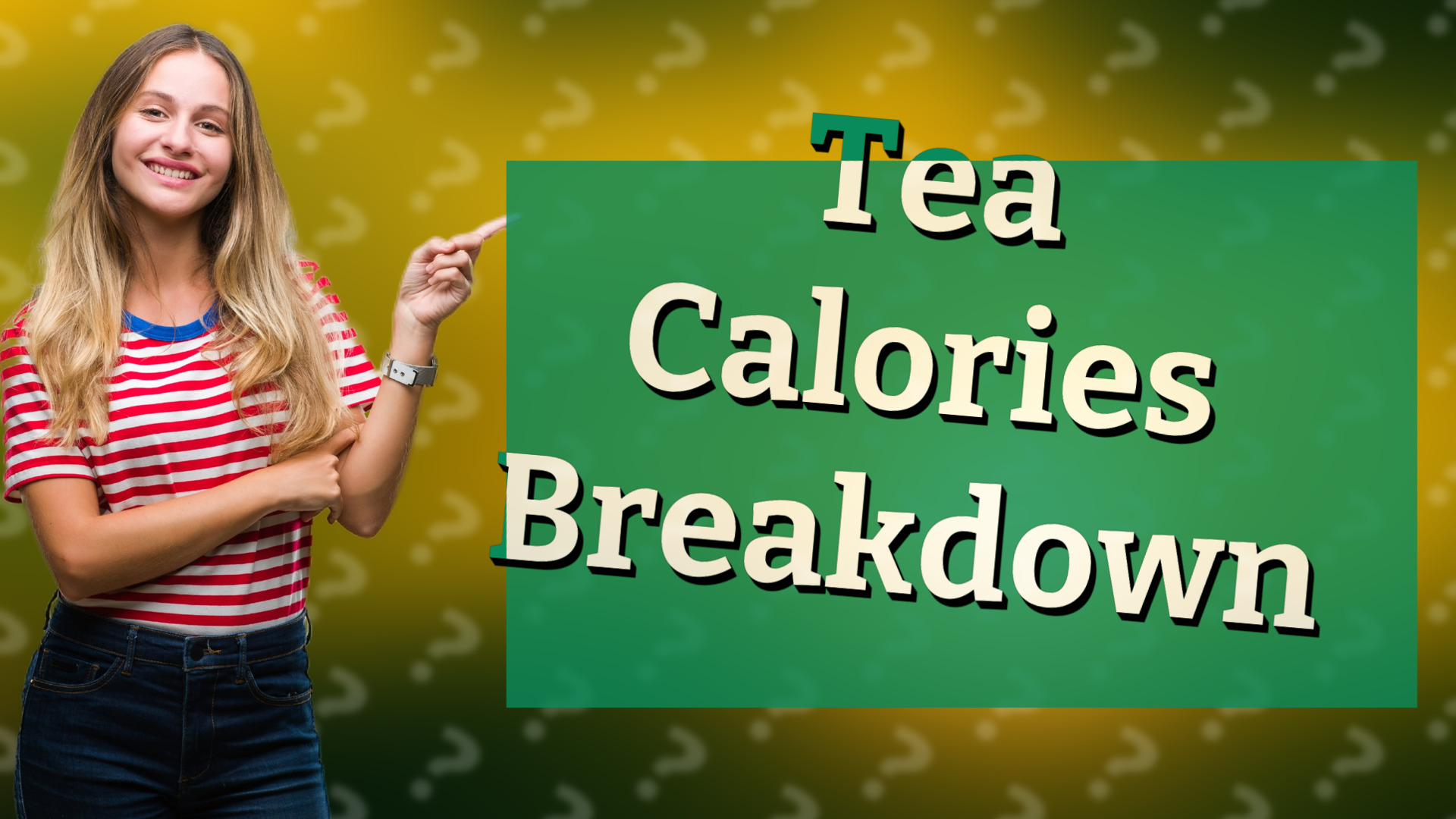 Tea Calories Breakdown