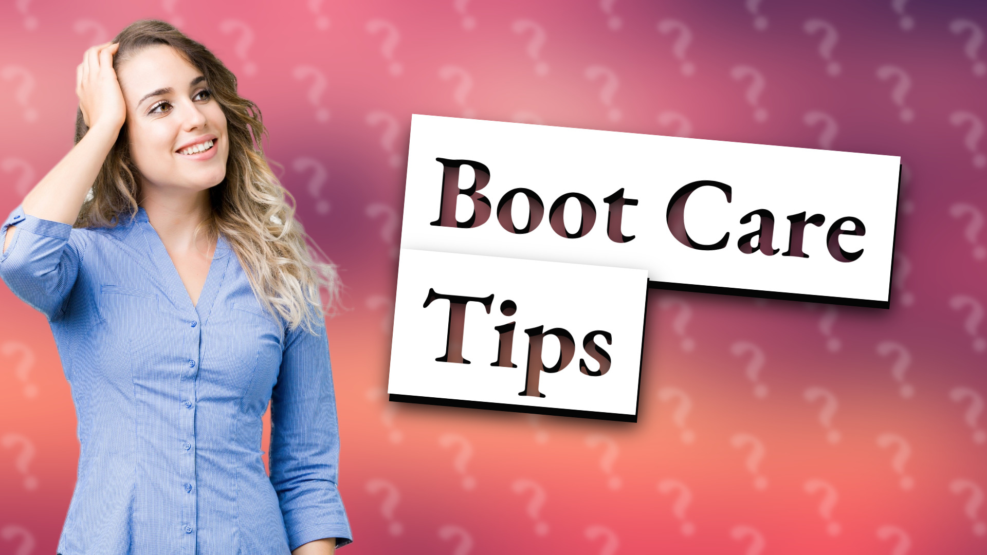 Boot Care Tips