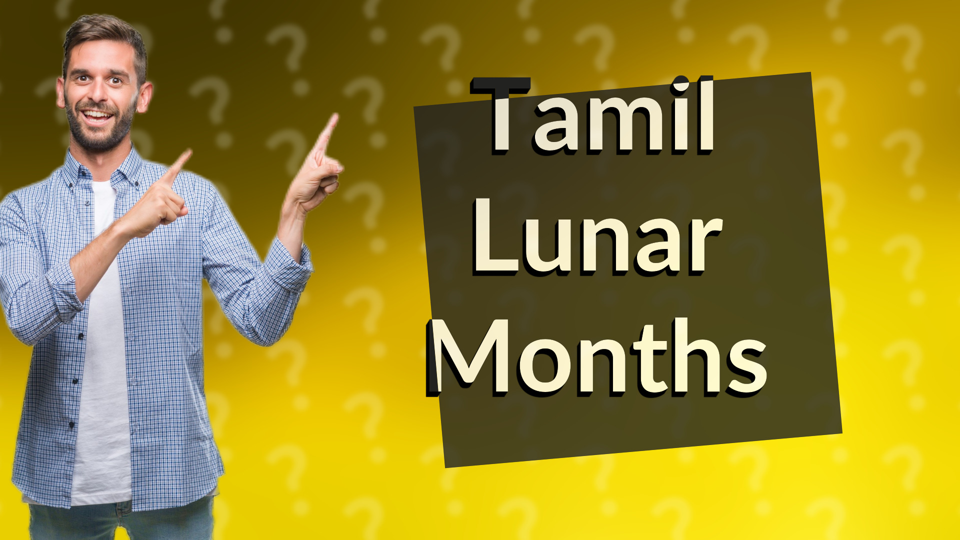 Tamil Lunar Months