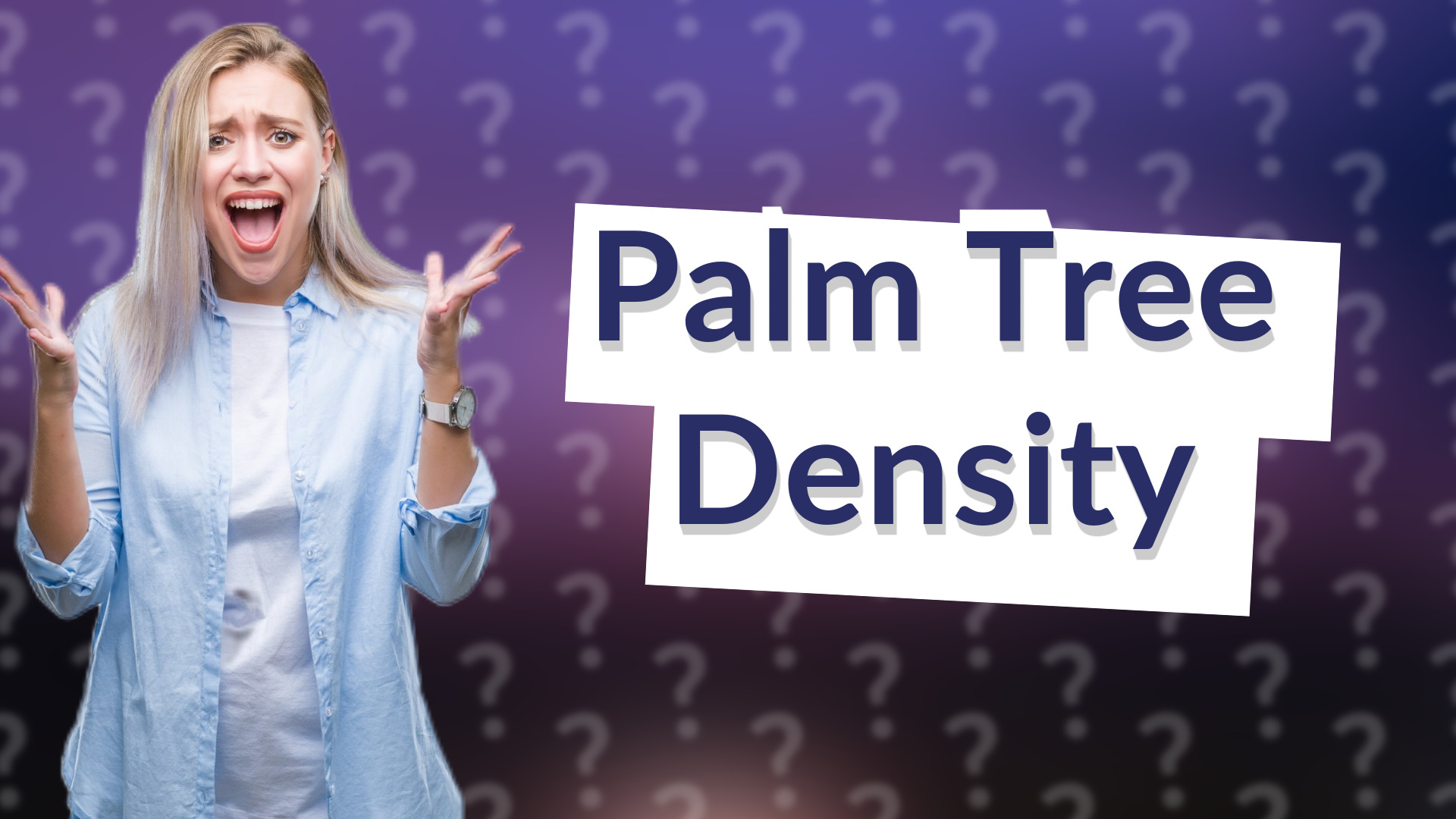 Palm Tree Density
