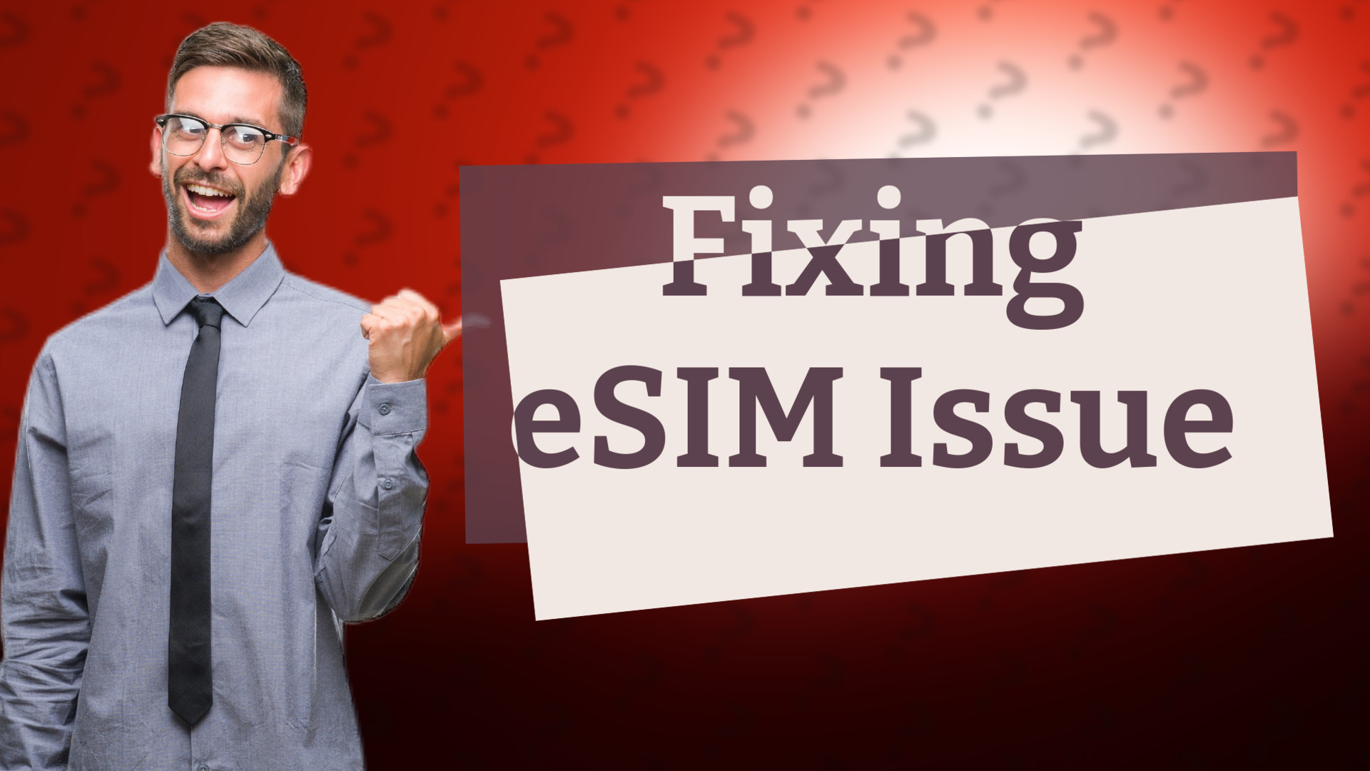 Fixing eSIM Issue
