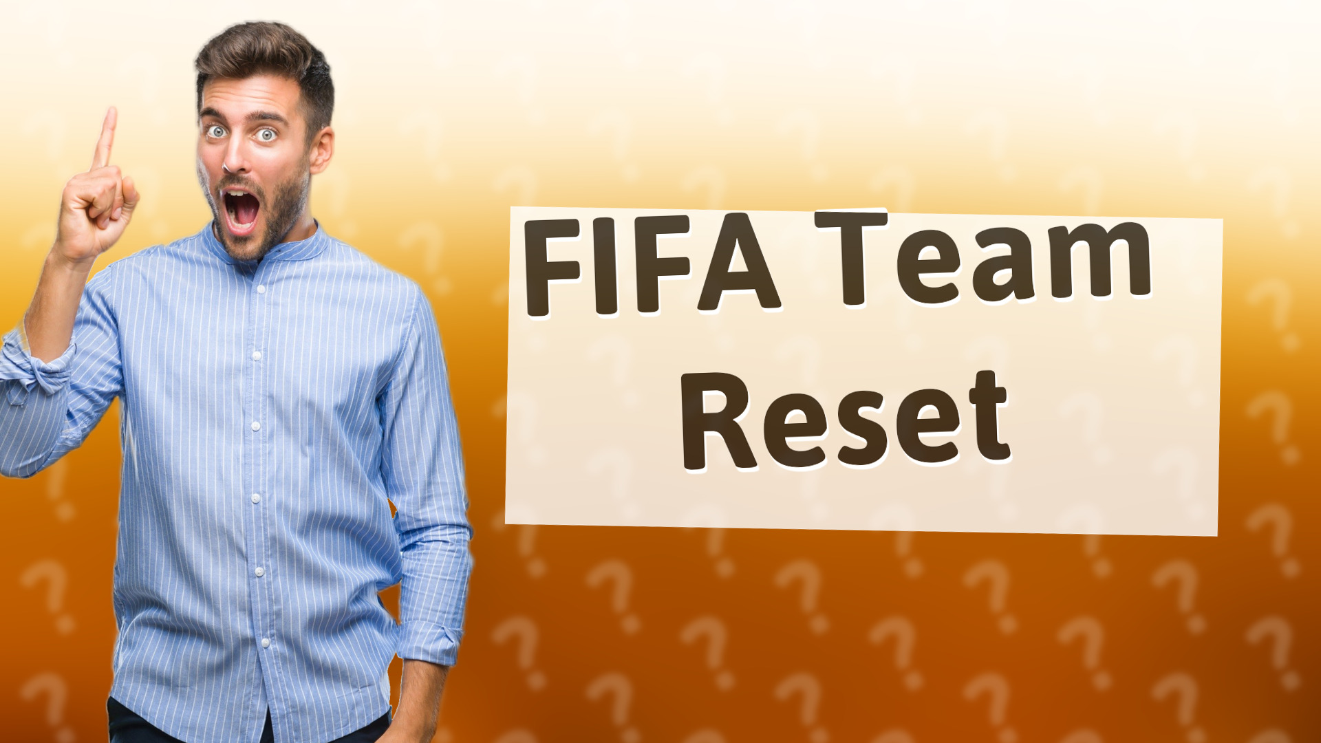 FIFA Team Reset