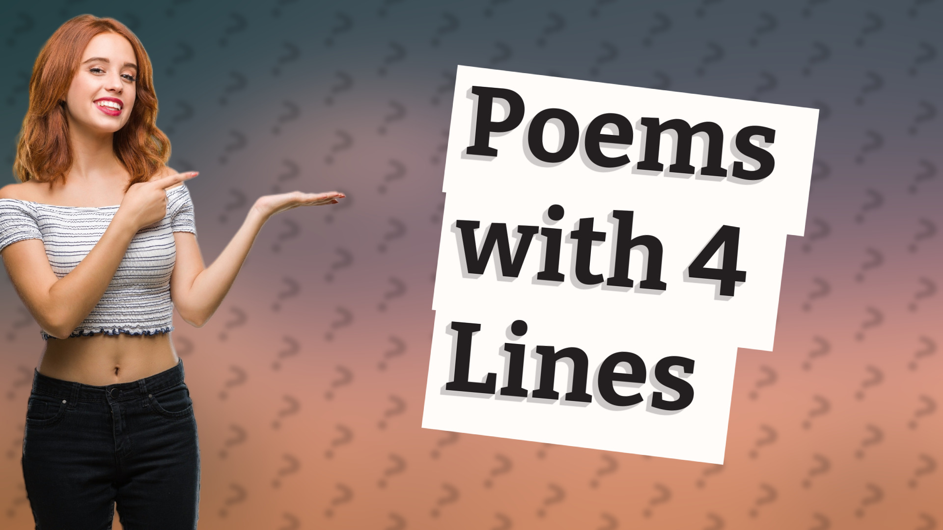 Poems with 4 Lines