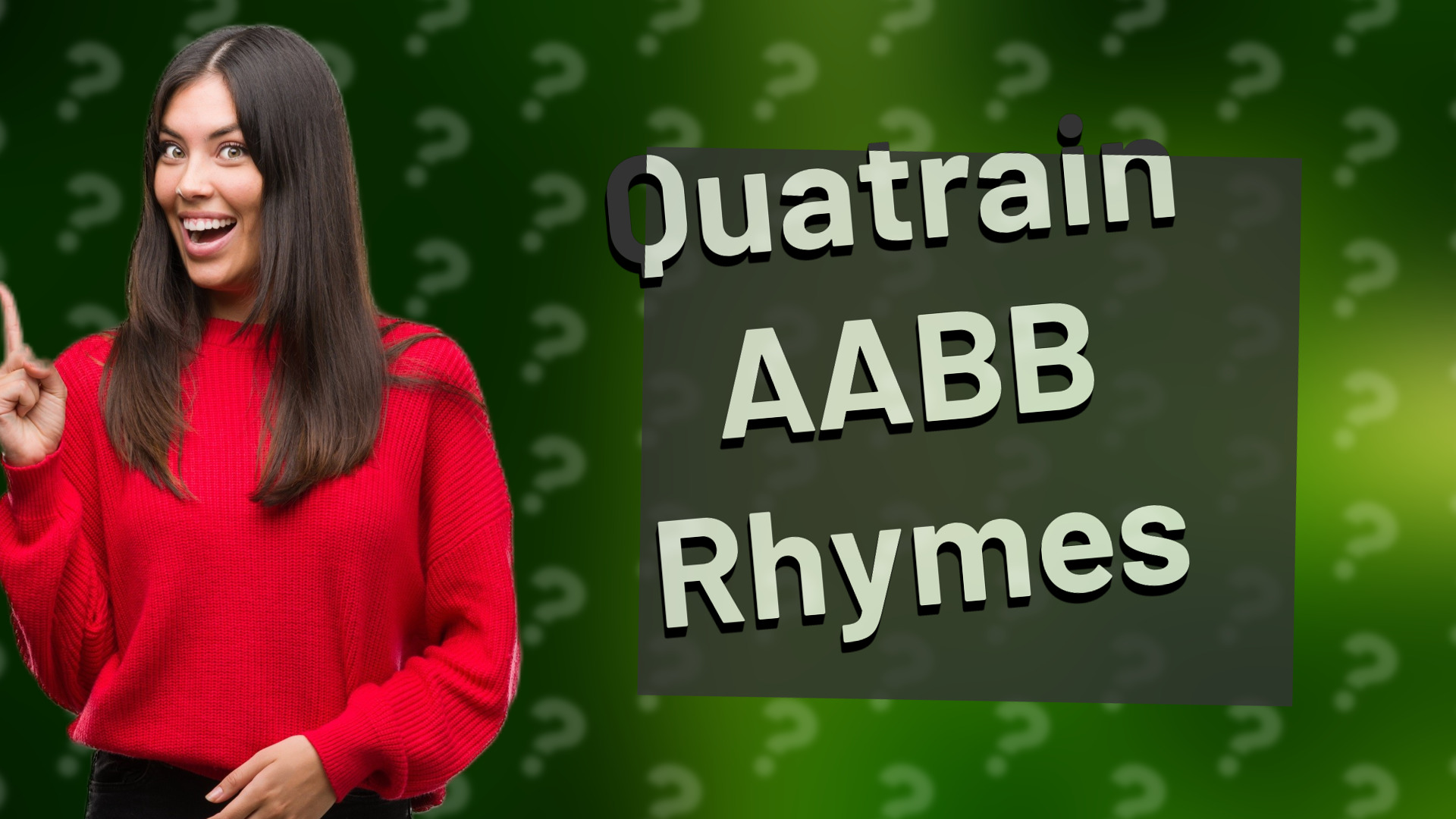 Quatrain AABB Rhymes