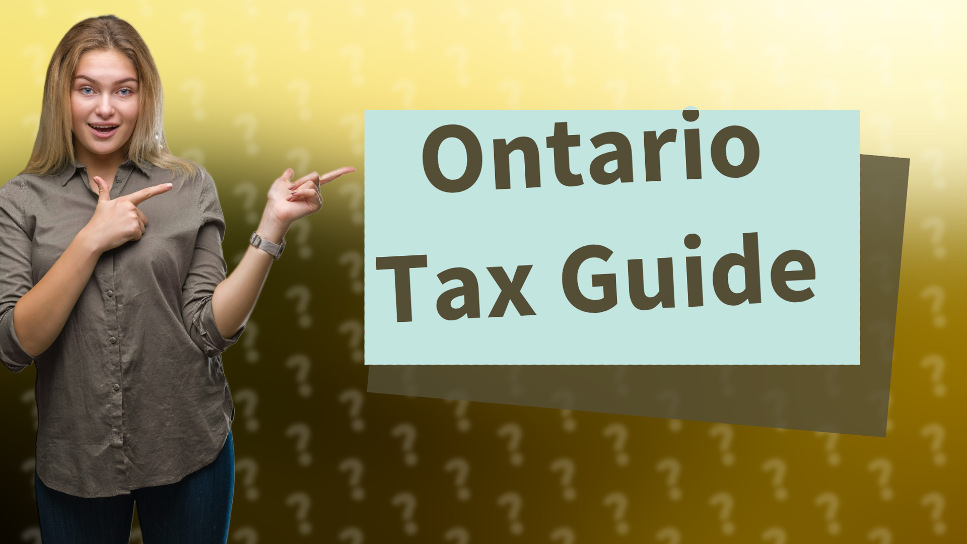 Ontario Tax Guide