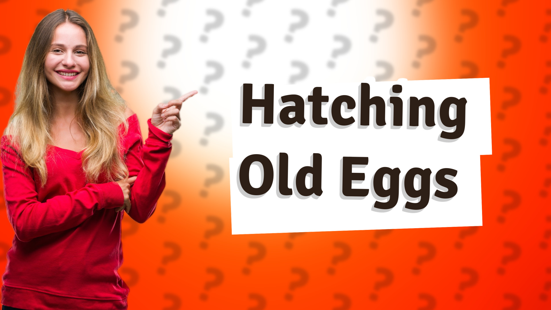 Hatching Old Eggs
