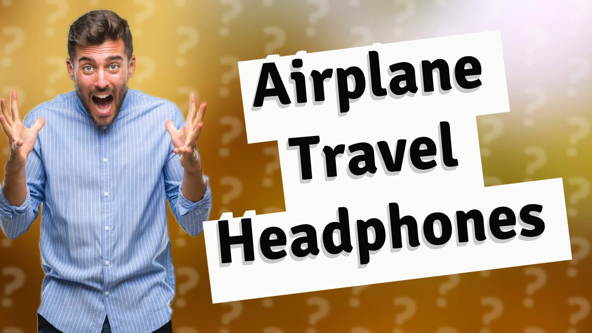 Airplane Travel Headphones