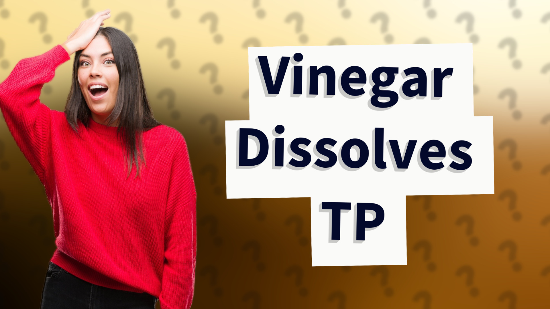 Vinegar Dissolves TP