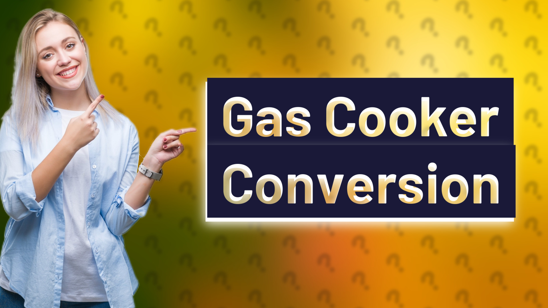 Gas Cooker Conversion