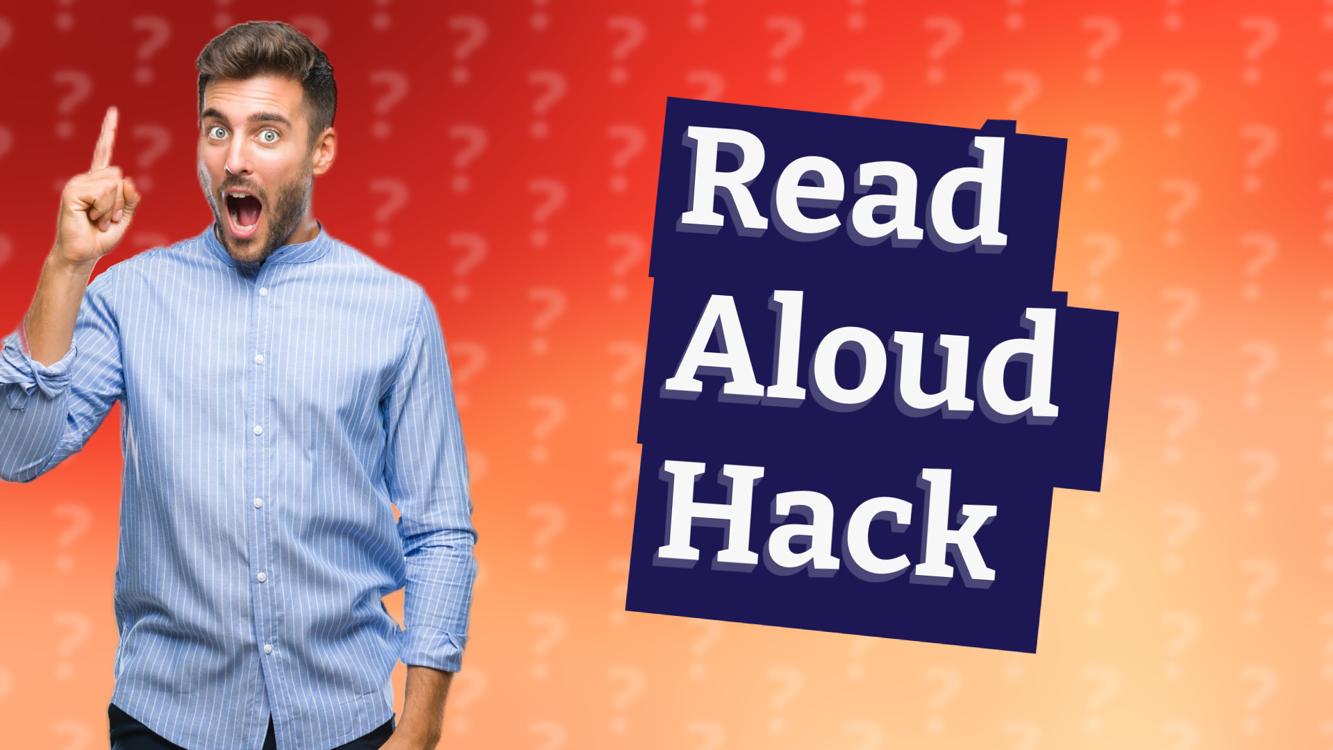 Read Aloud Hack