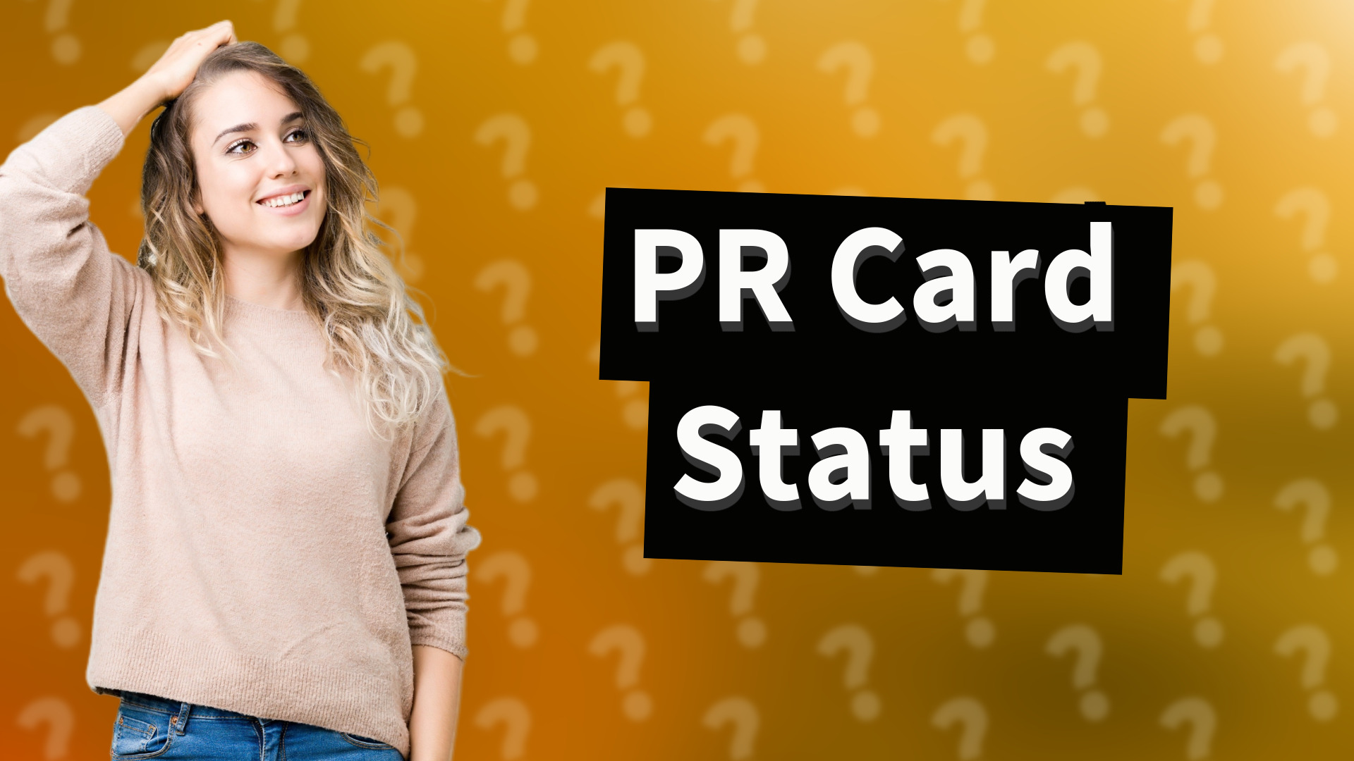 PR Card Status