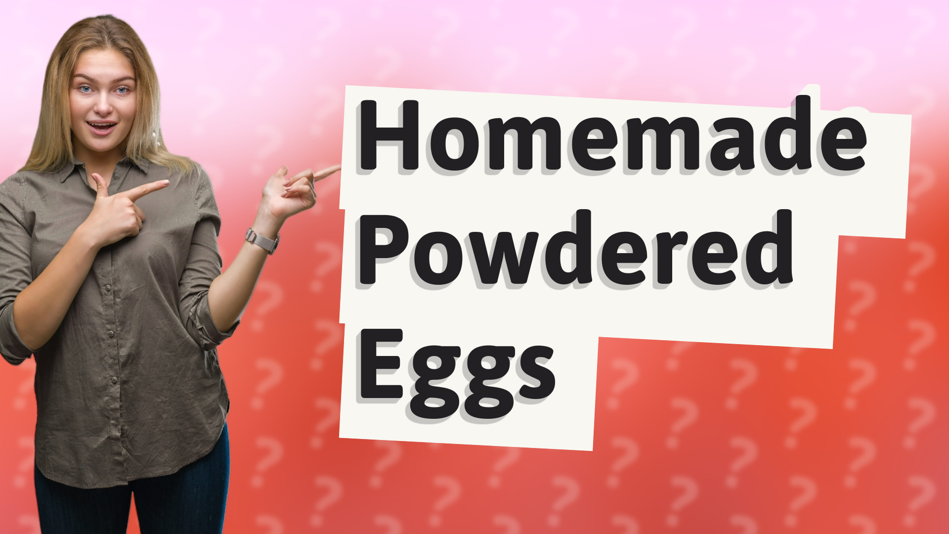 Homemade Powdered Eggs