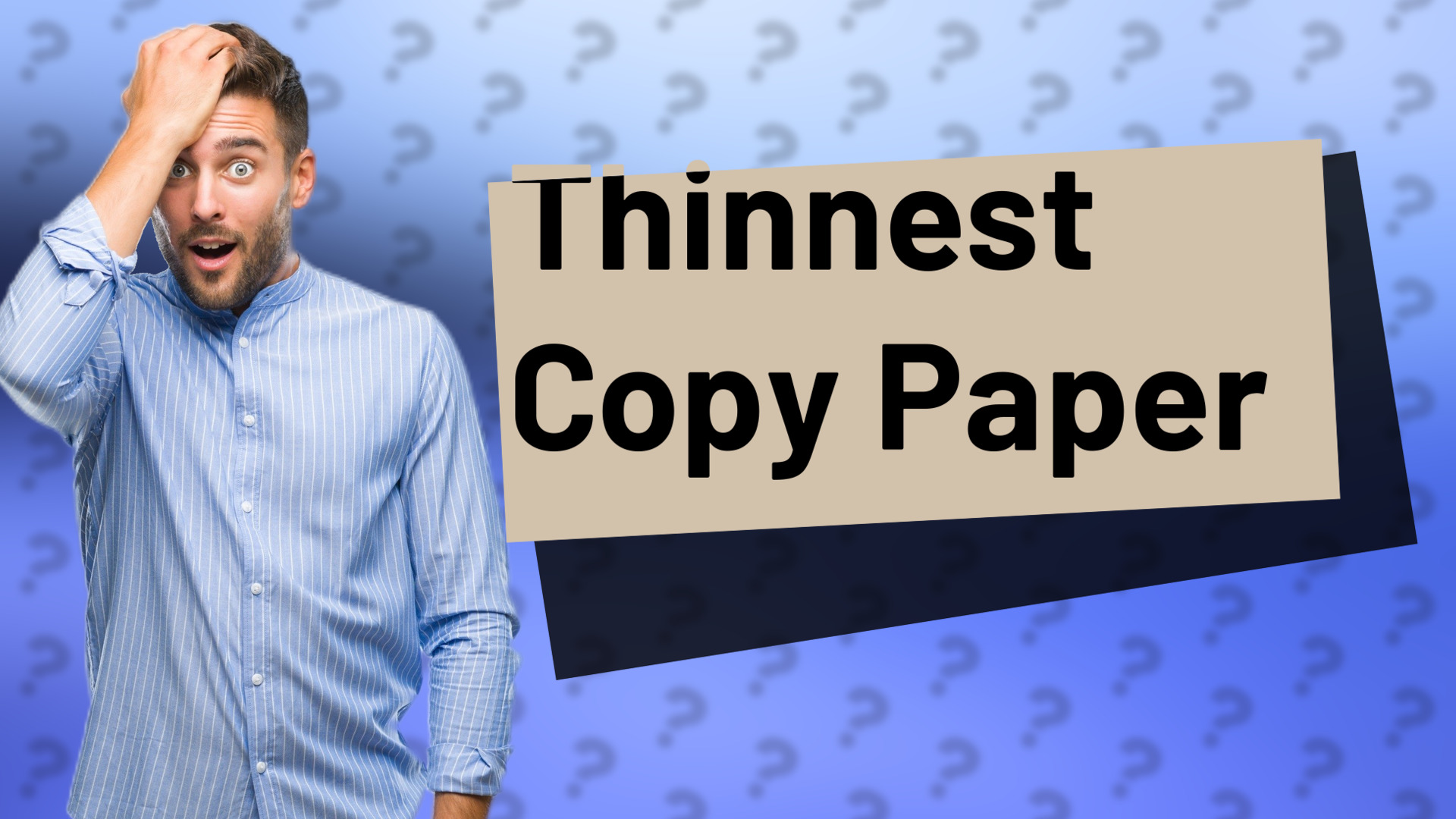Thinnest Copy Paper