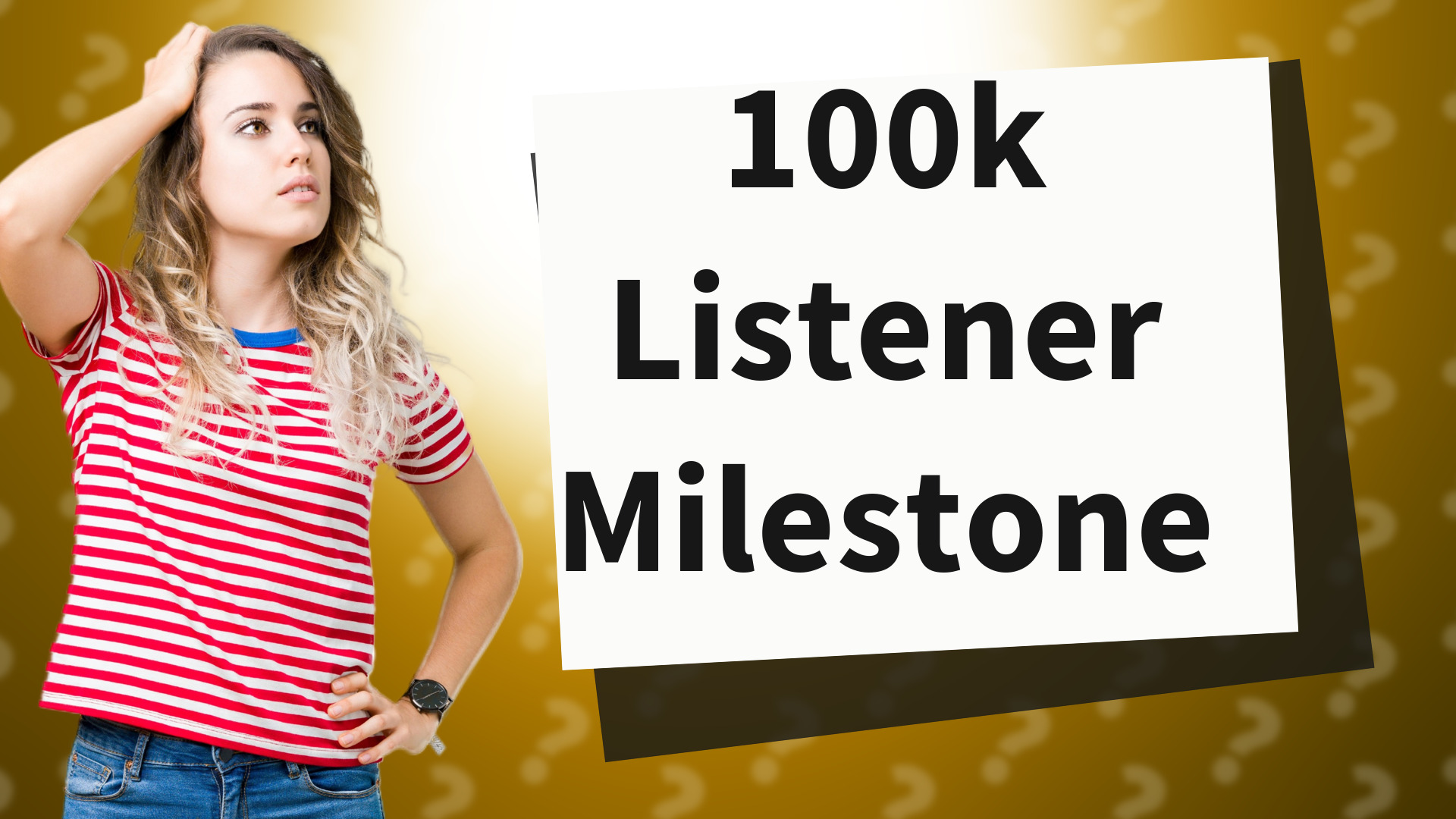 100k Listener Milestone
