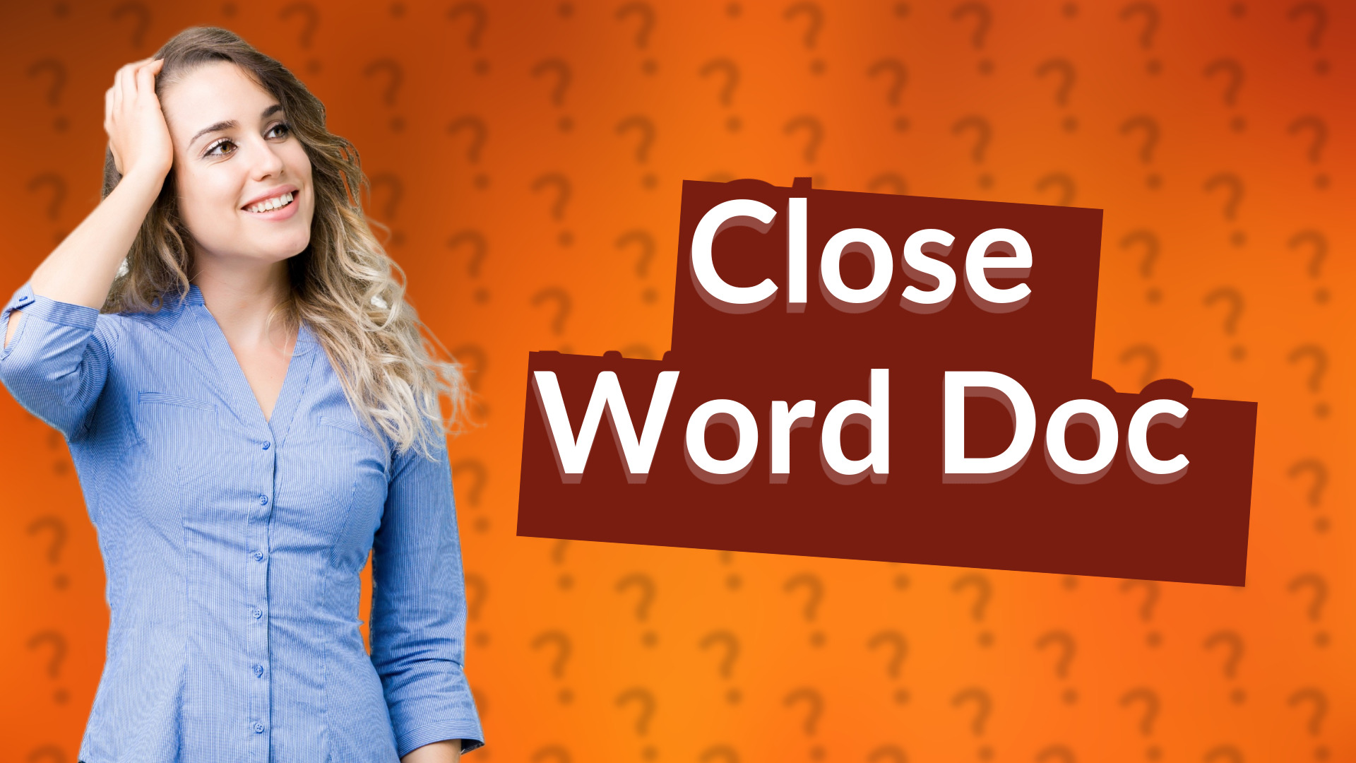 Close Word Doc