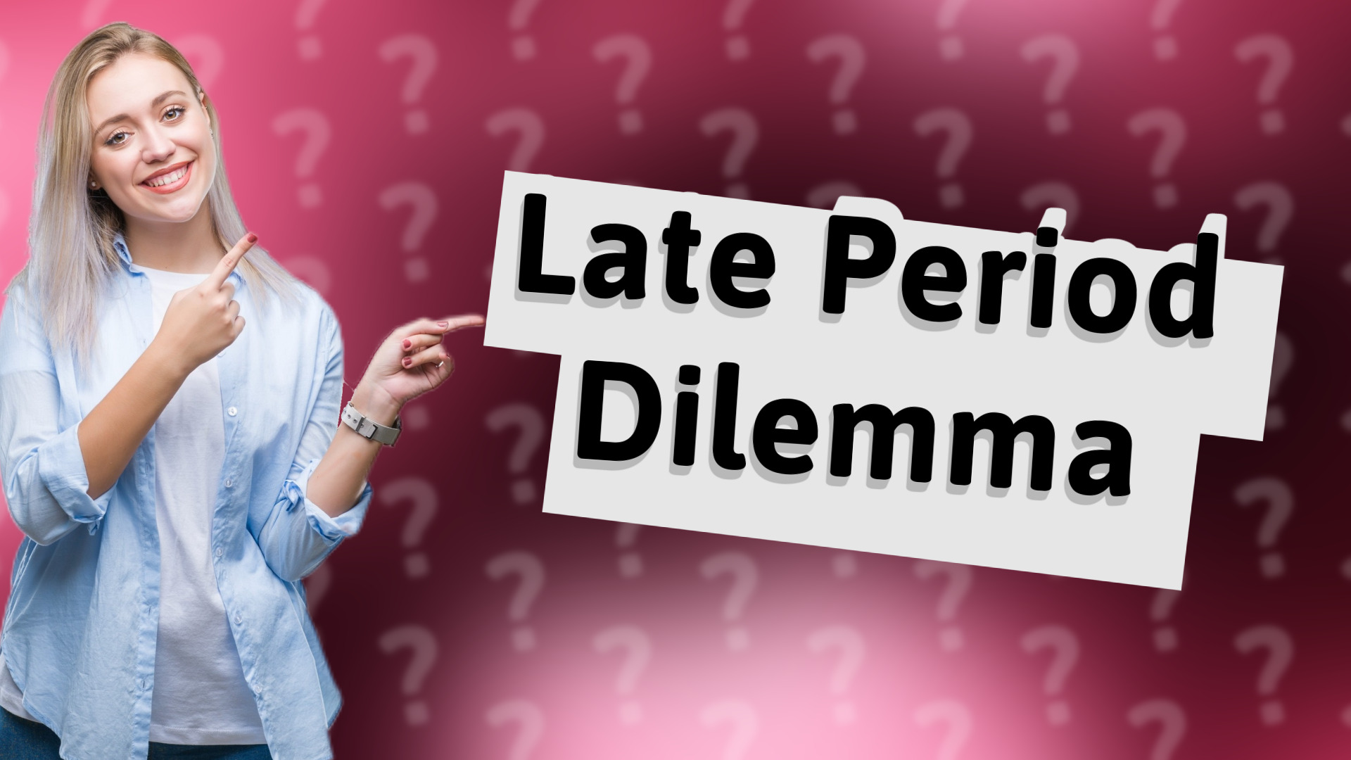Late Period Dilemma
