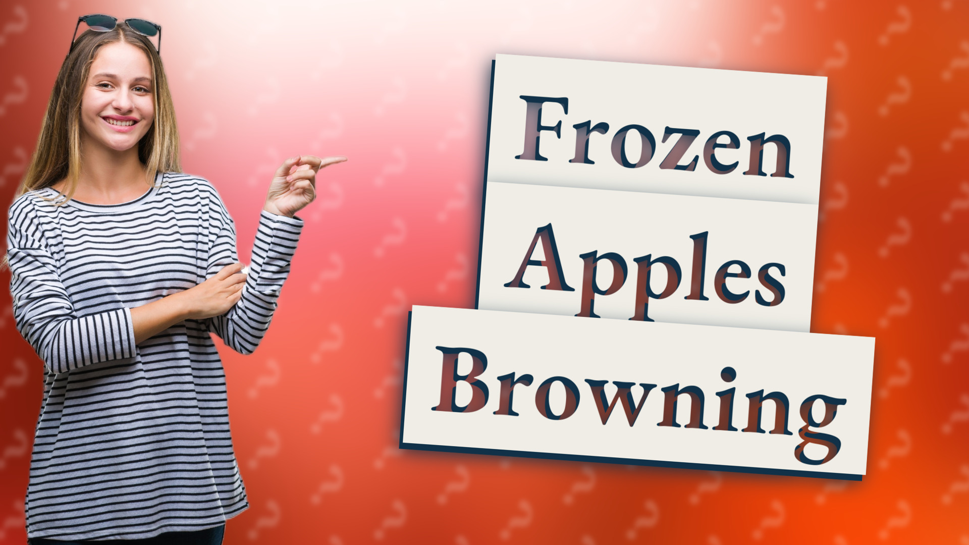 Frozen Apples Browning