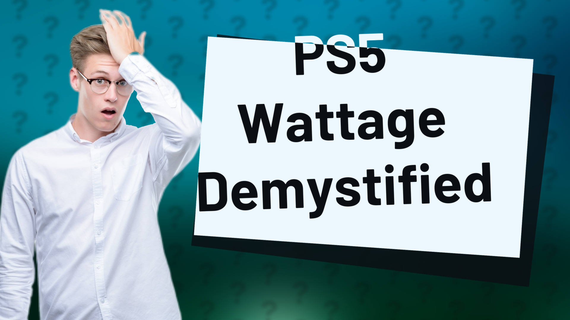 PS5 Wattage Demystified