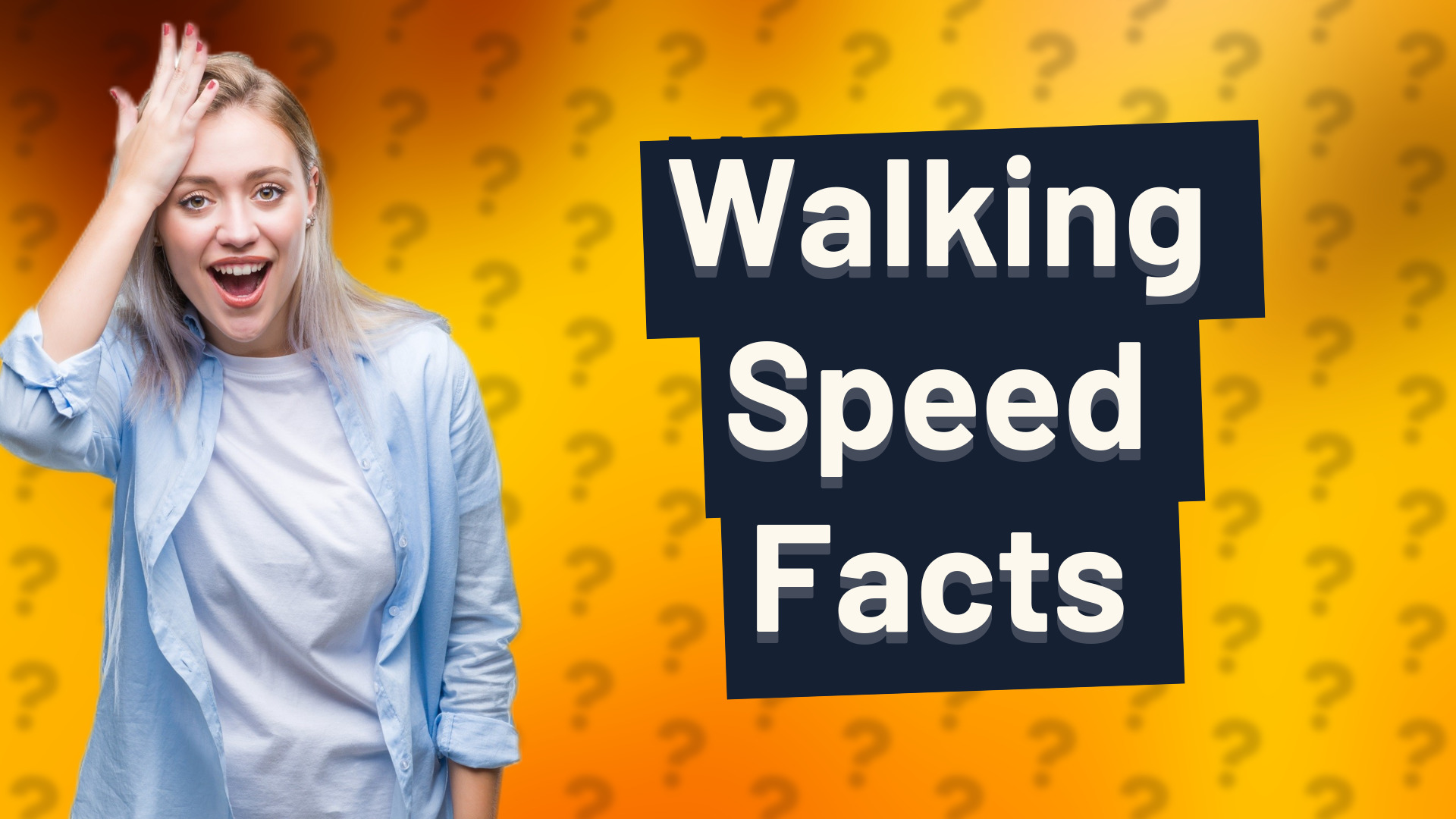 Walking Speed Facts