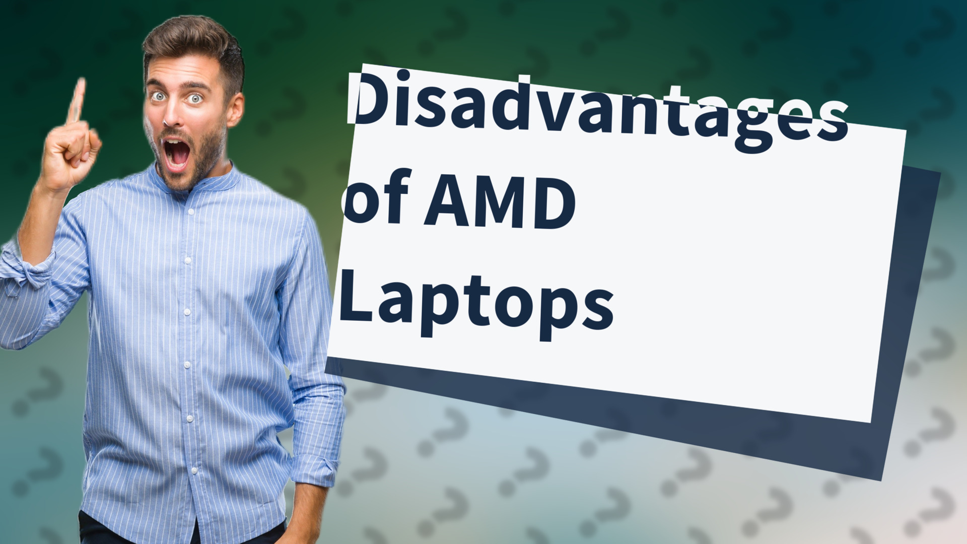 Disadvantages of AMD Laptops