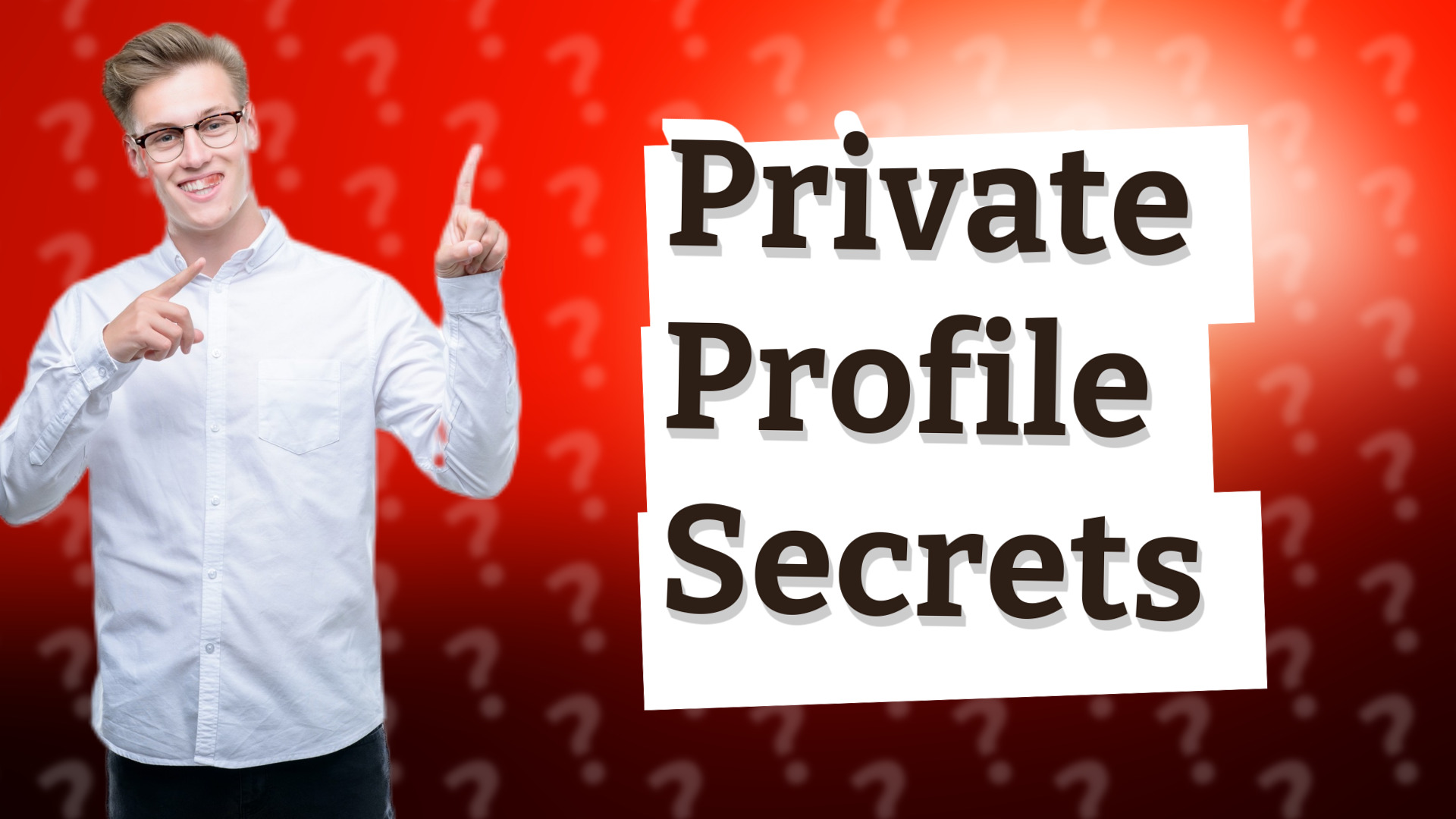 Private Profile Secrets