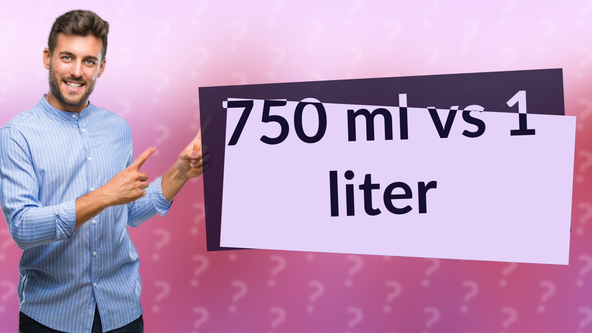 750 ml vs 1 liter
