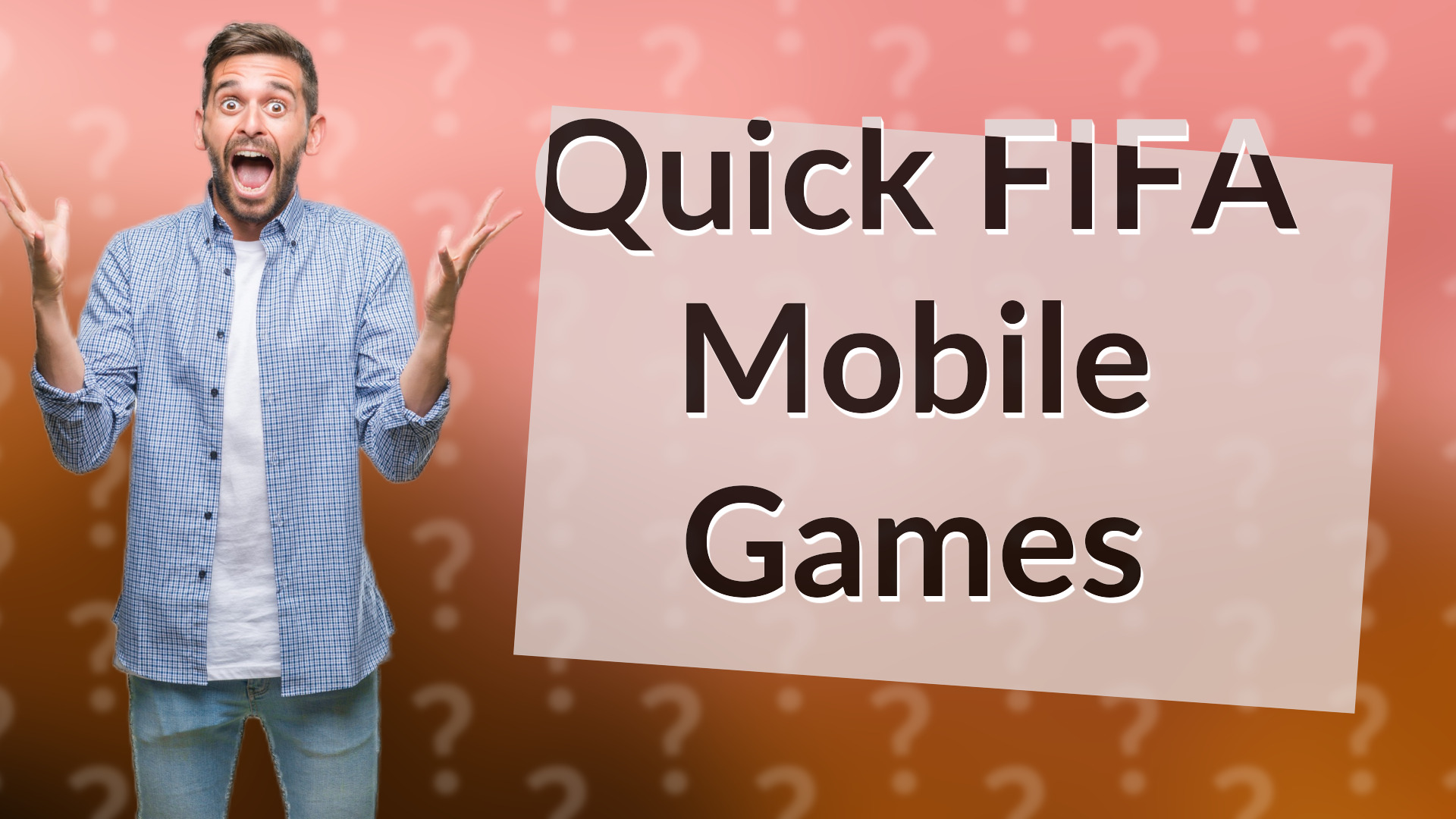 Quick FIFA Mobile Games