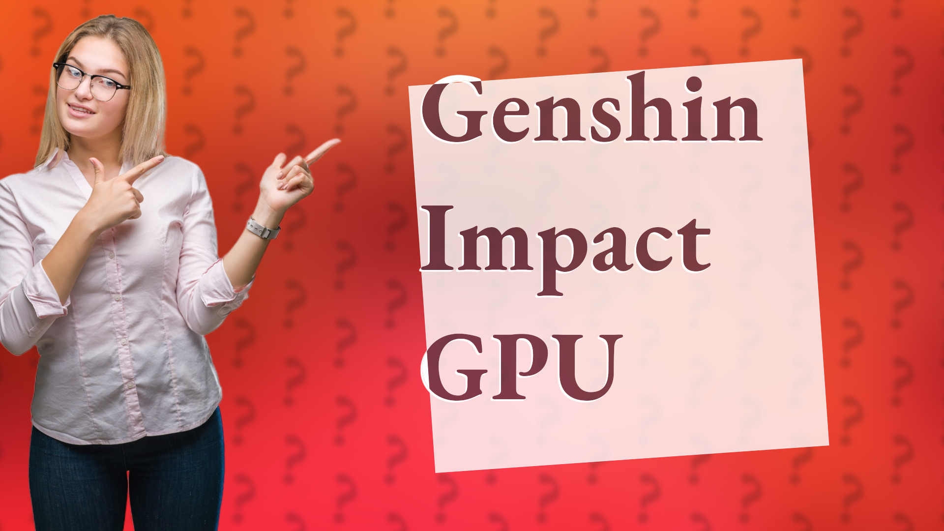 Genshin Impact GPU
