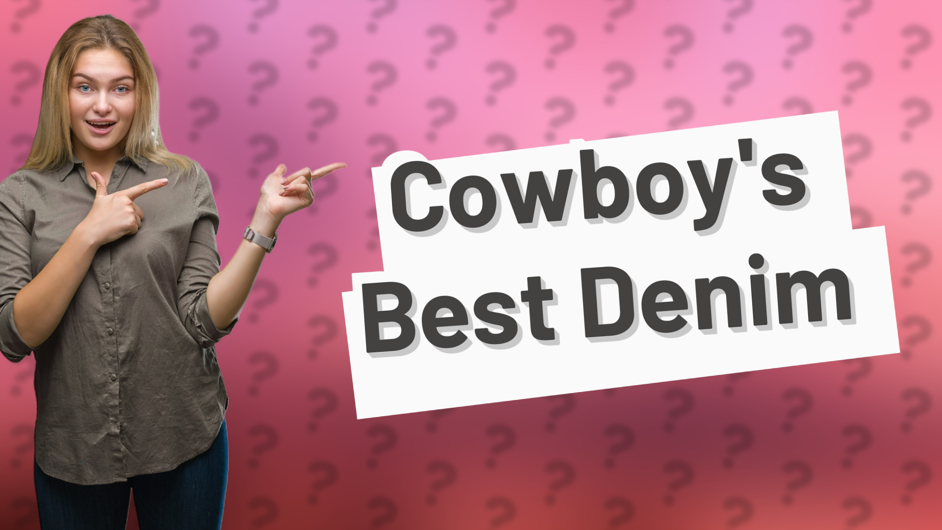 Cowboy's Best Denim