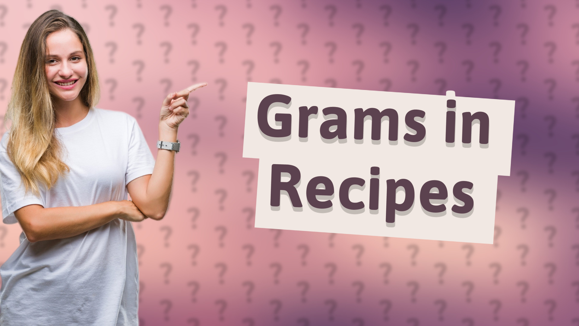 Grams in Recipes