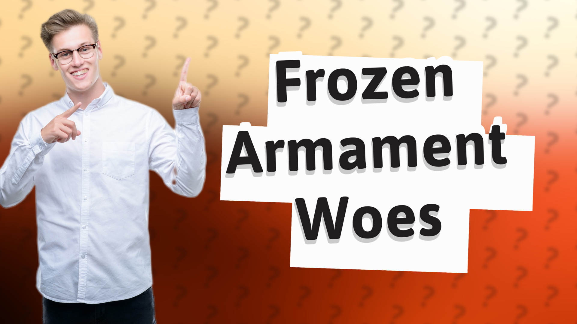 Frozen Armament Woes