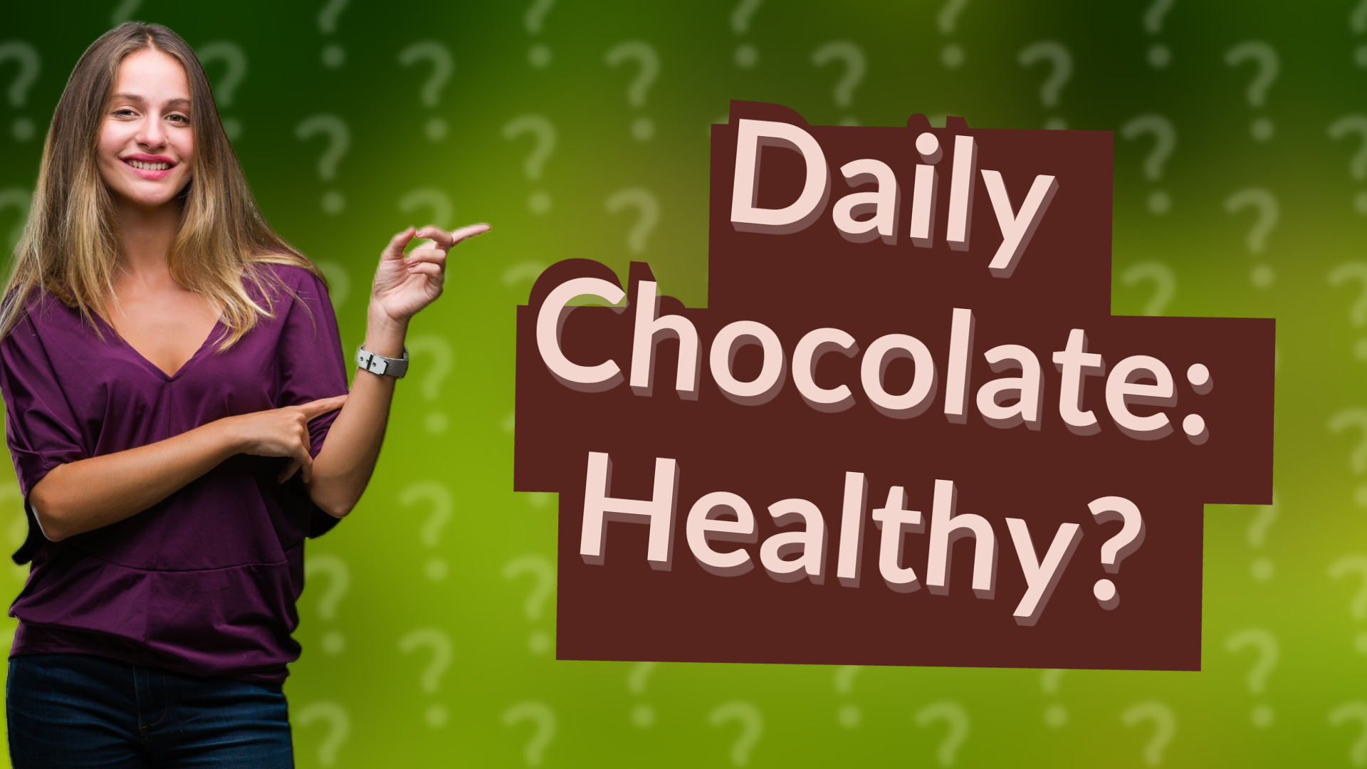 Daily Chocolate: Healthy?