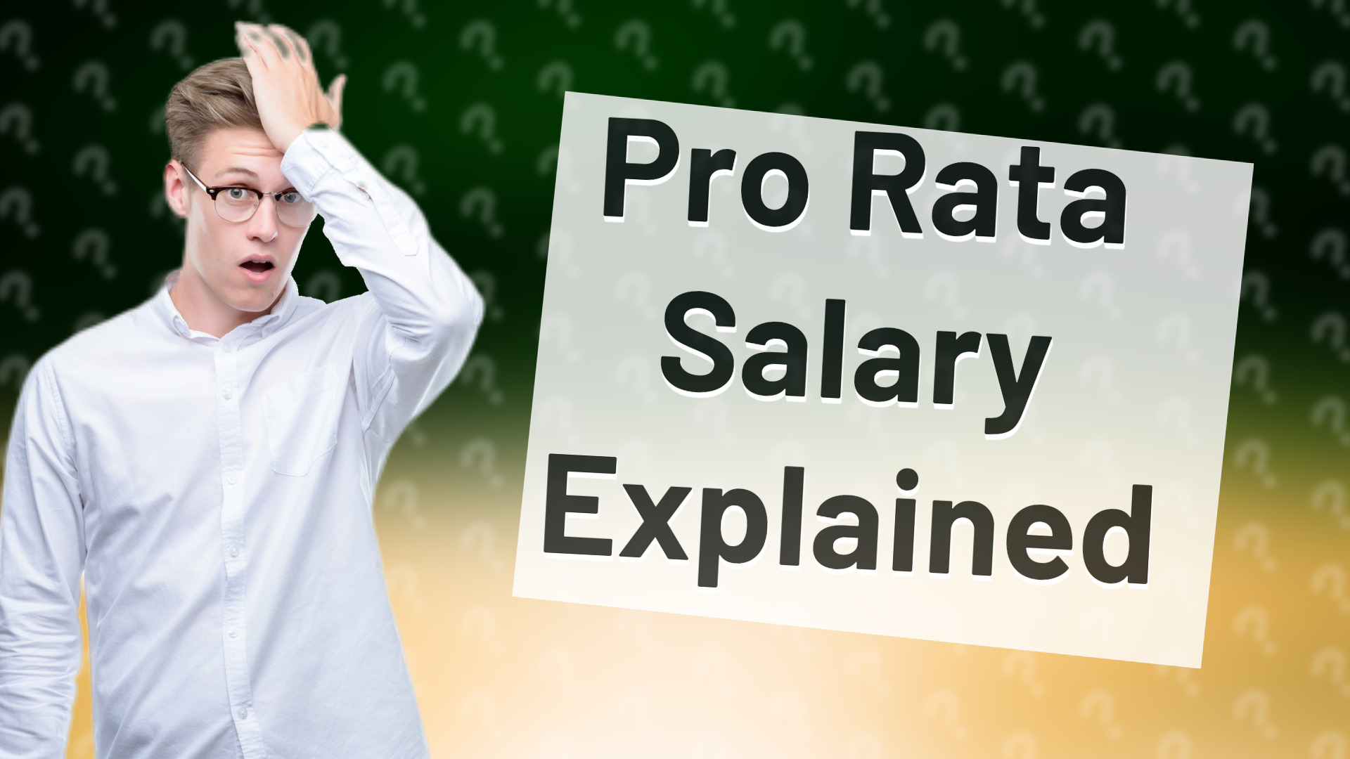 Pro Rata Salary Explained