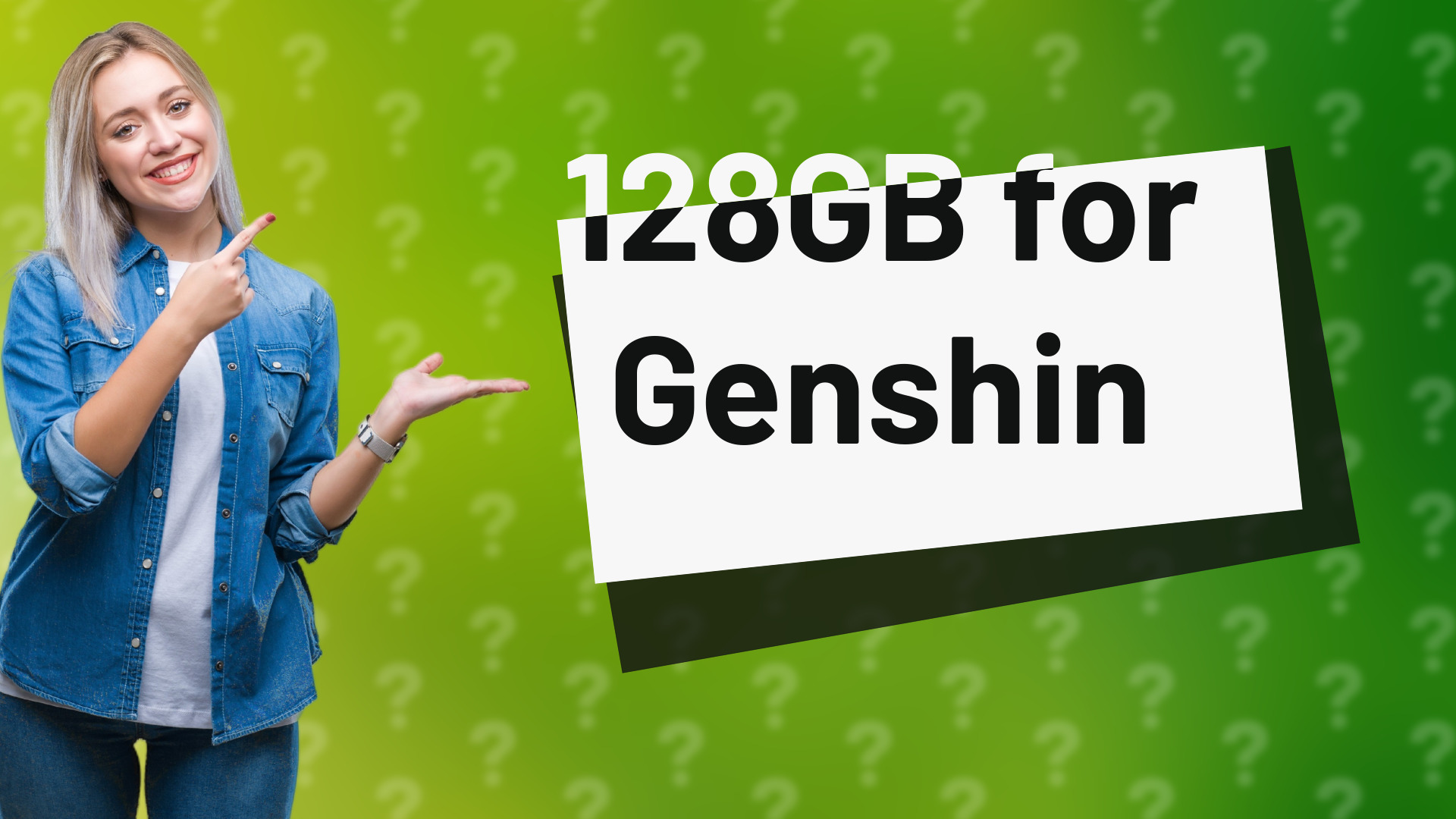 128GB for Genshin