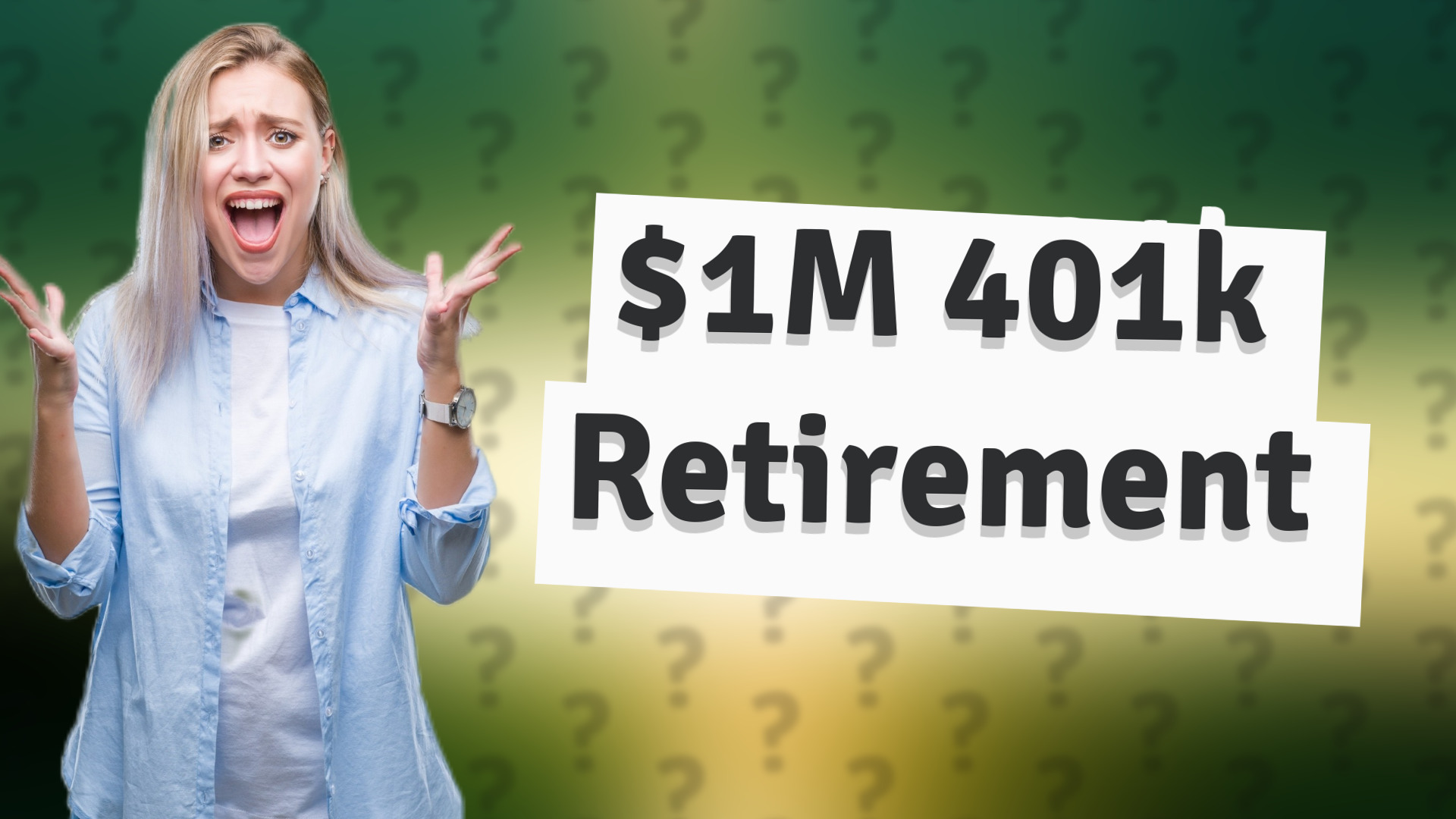 $1M 401k Retirement