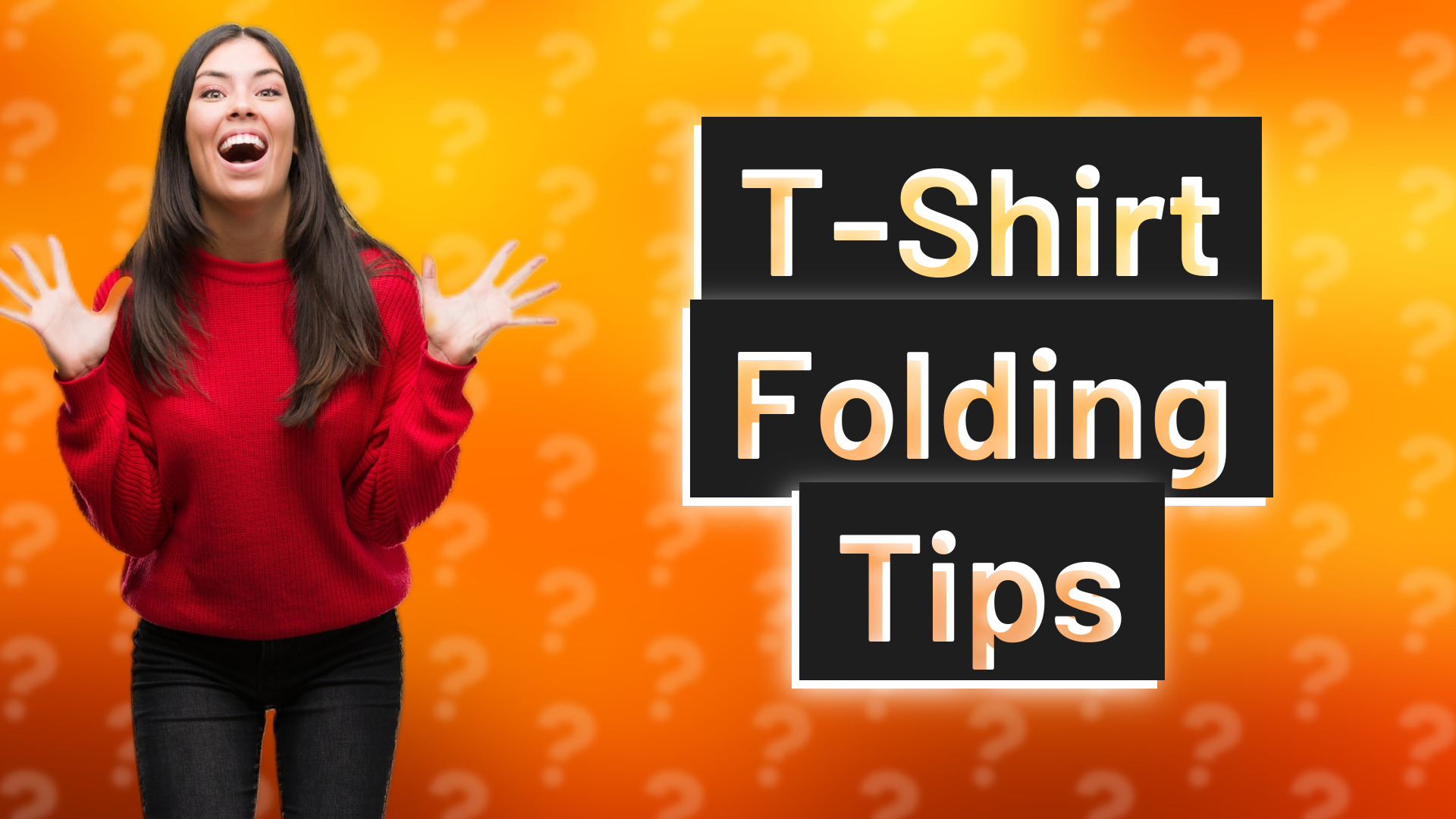 T-Shirt Folding Tips